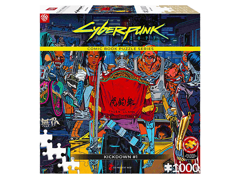 Puzzle GOOD LOOT Cyberpunk 2077 Kickdown 1000el. Wielokolorowy