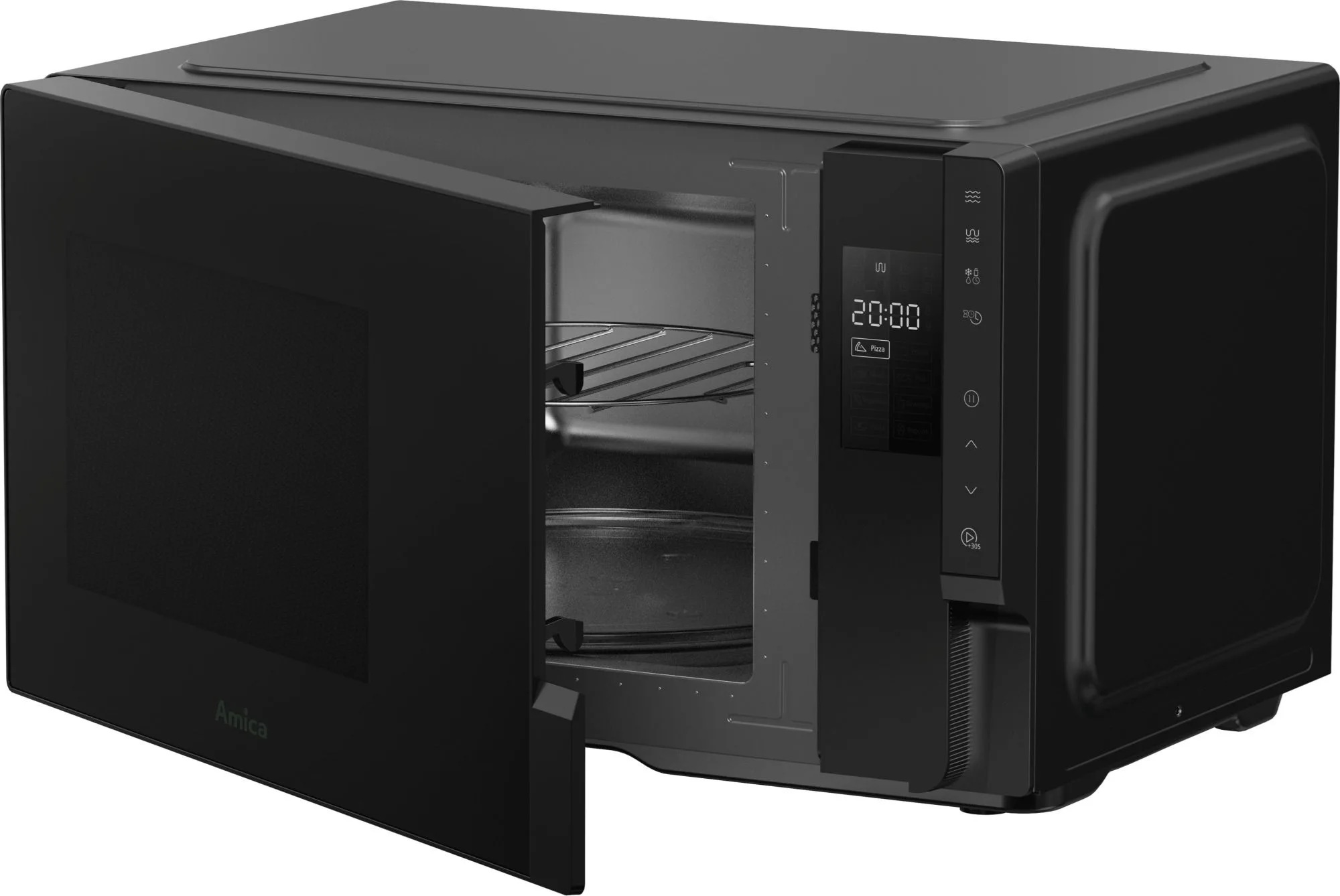 Kuchenka mikrofalowa AMICA MMF25E3GBV 25l 1000W Czarny