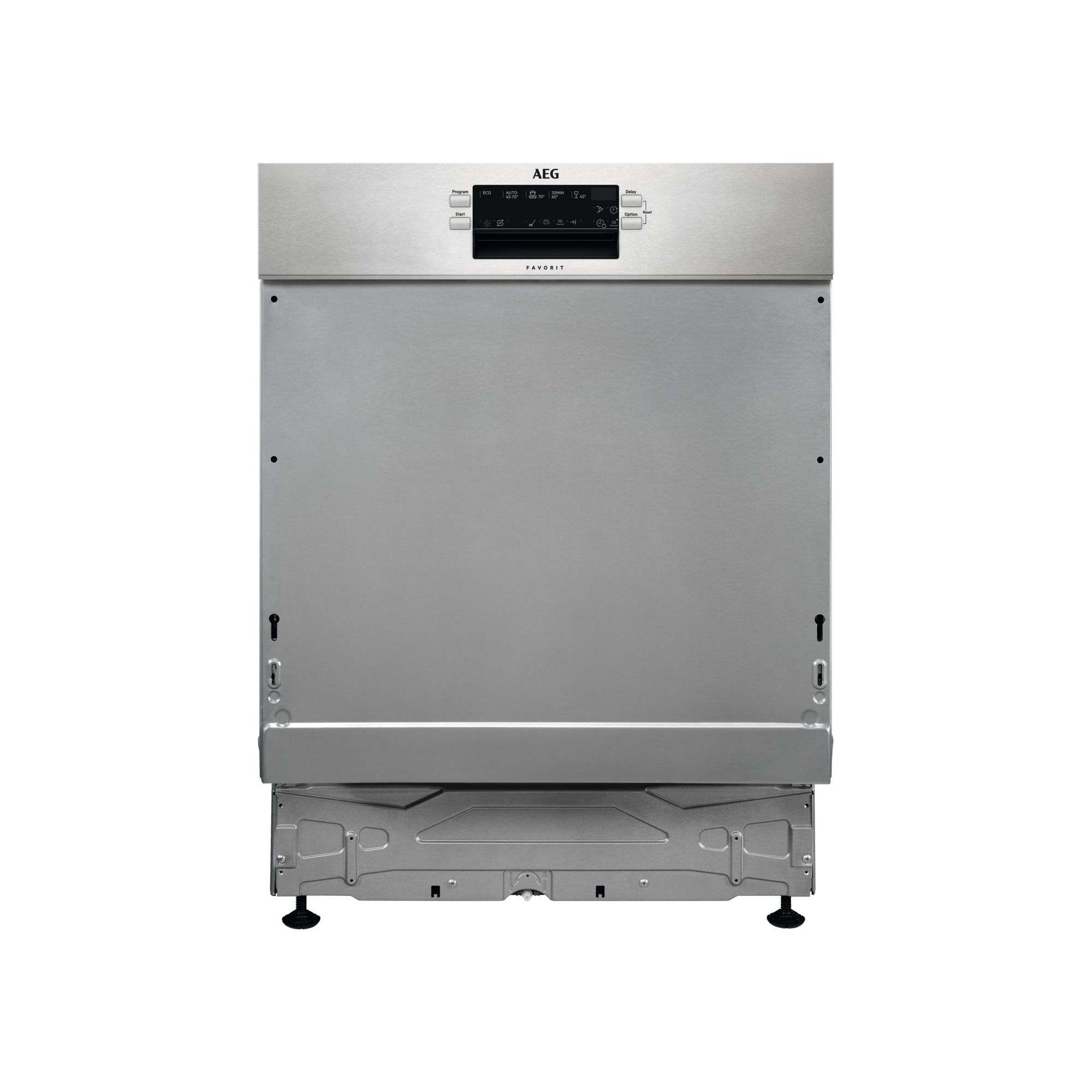AEG GT620B2SCM 6000 Geschirrspüler (integrierbar, Besteckkorb, 596 mm breit, 44 dB(A), B, Antifinger Edelstahl-Beschichtung)