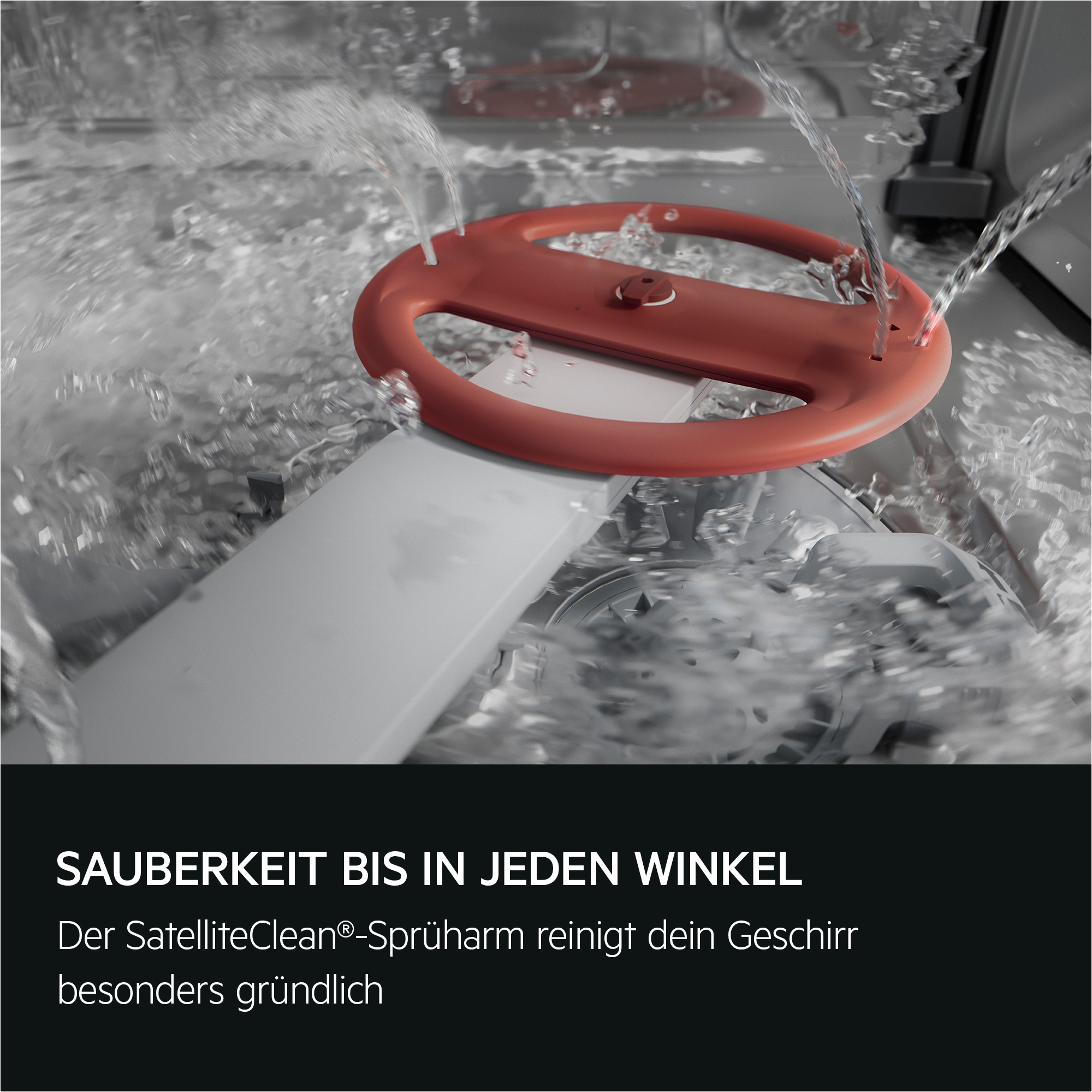 AEG GT620B2SCM 6000 Geschirrspüler (integrierbar, Besteckkorb, 596 mm breit, 44 dB(A), B, Antifinger Edelstahl-Beschichtung)