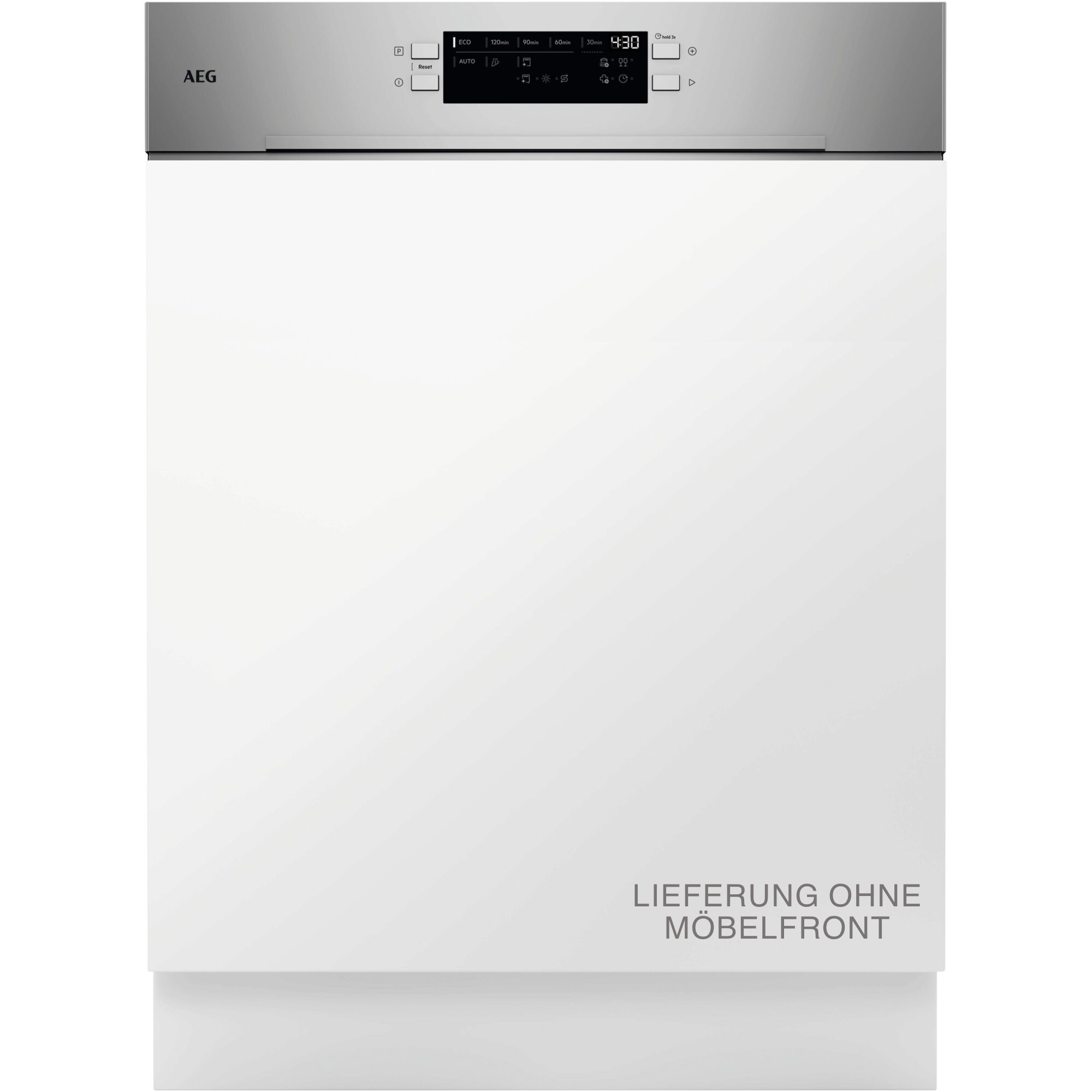 AEG GT620B2SCM 6000 Geschirrspüler (integrierbar, Besteckkorb, 596 mm breit, 44 dB(A), B, Antifinger Edelstahl-Beschichtung)