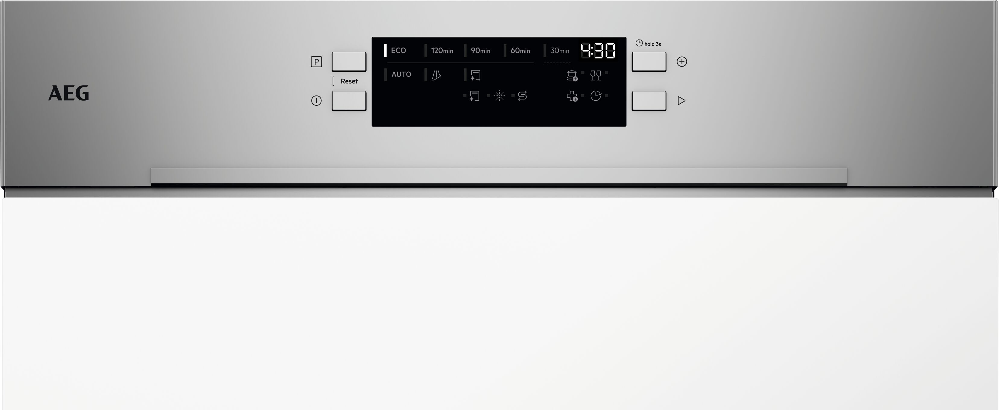 AEG GT620B2SCM 6000 Geschirrspüler (integrierbar, Besteckkorb, 596 mm breit, 44 dB(A), B, Antifinger Edelstahl-Beschichtung)