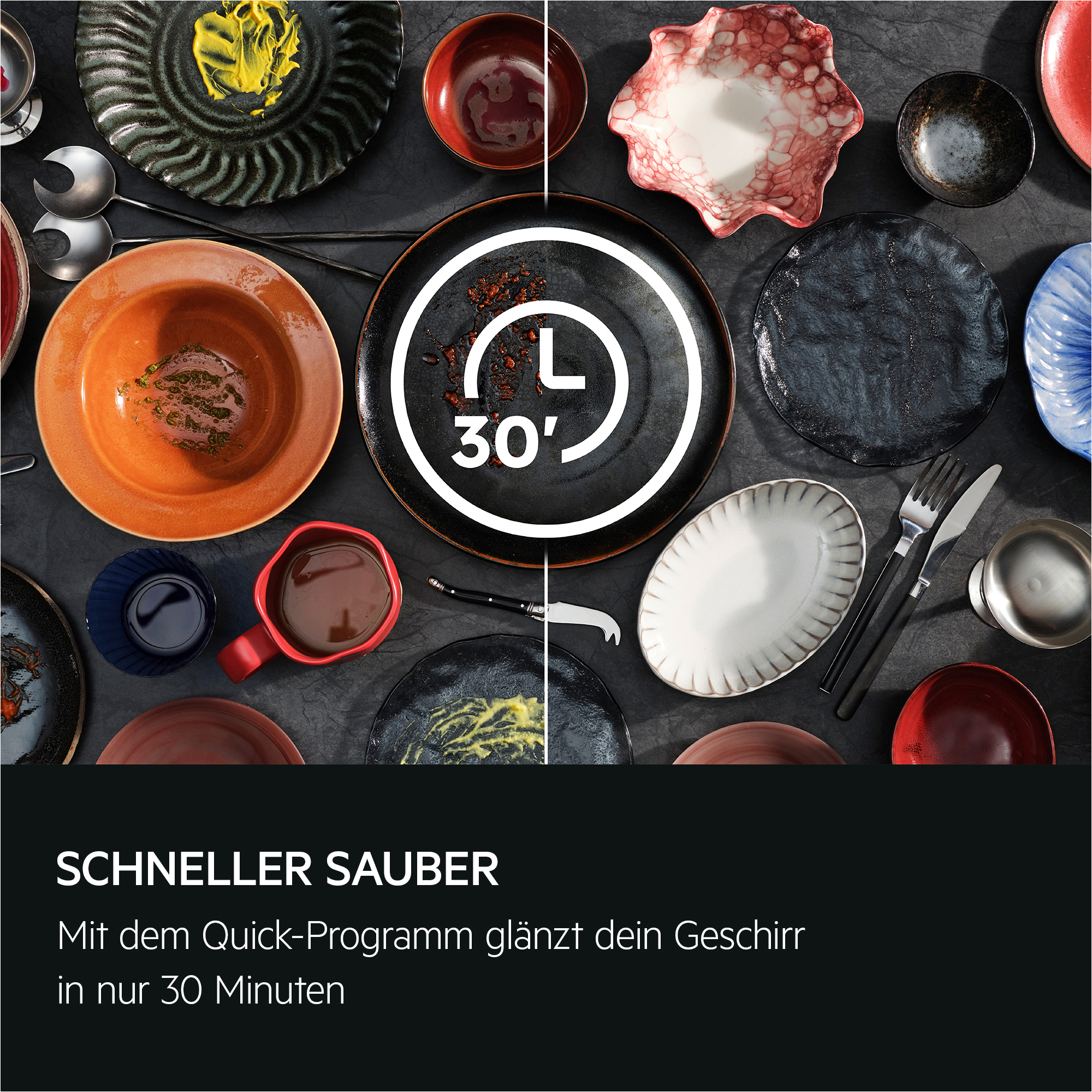 AEG GT620B2SCM 6000 Geschirrspüler (integrierbar, Besteckkorb, 596 mm breit, 44 dB(A), B, Antifinger Edelstahl-Beschichtung)