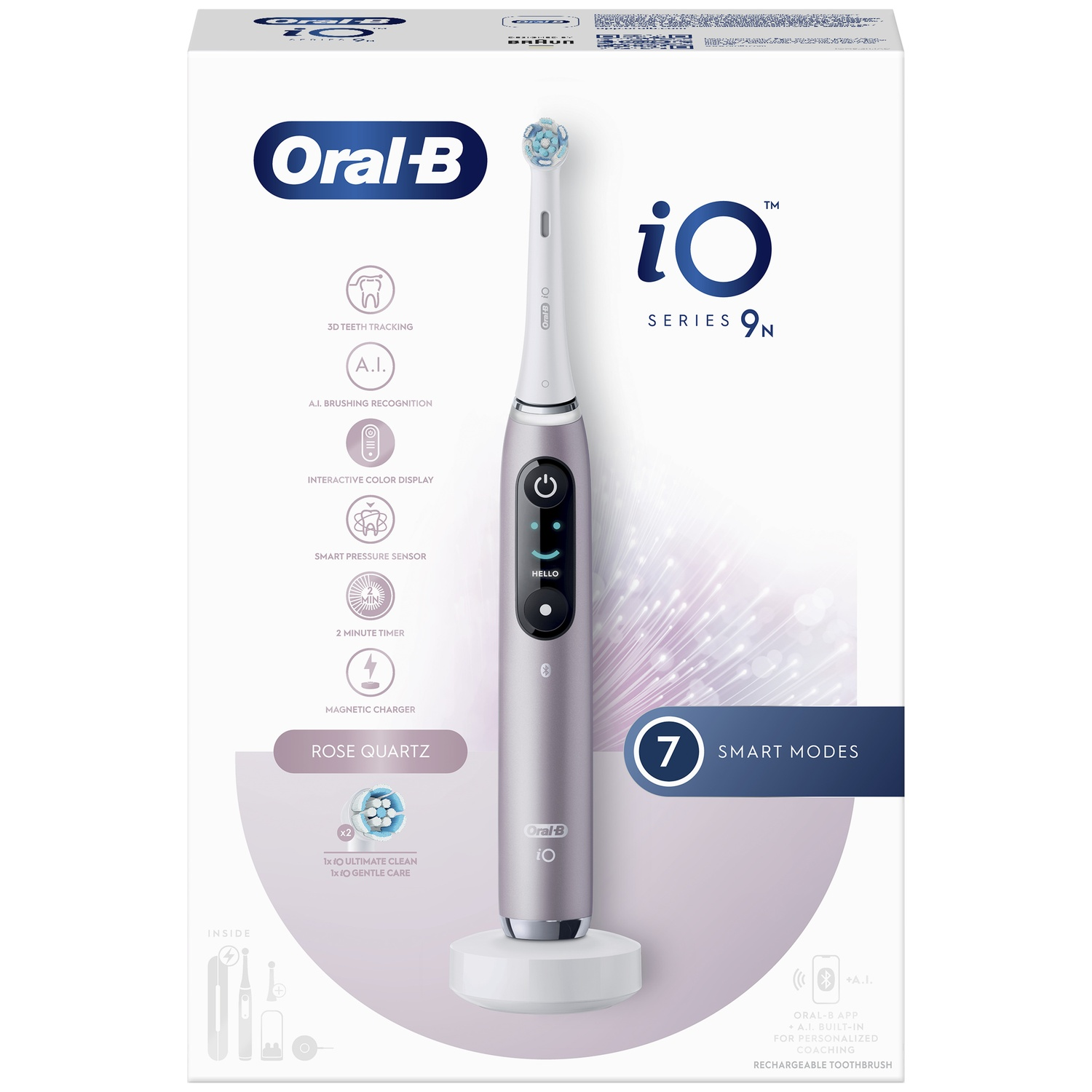 ORAL B Brosse à dents électrique iO9 - Rose