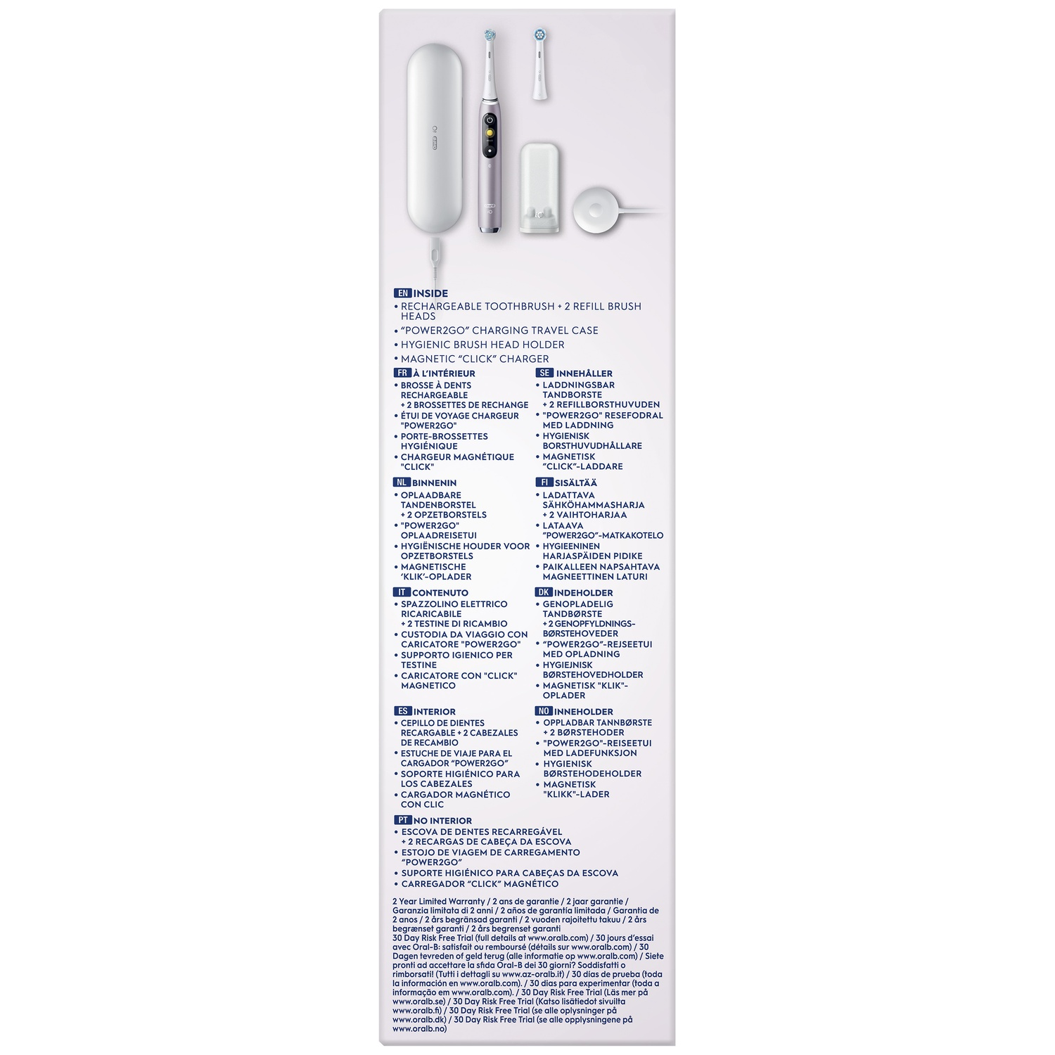 ORAL B Brosse à dents électrique iO9 - Rose