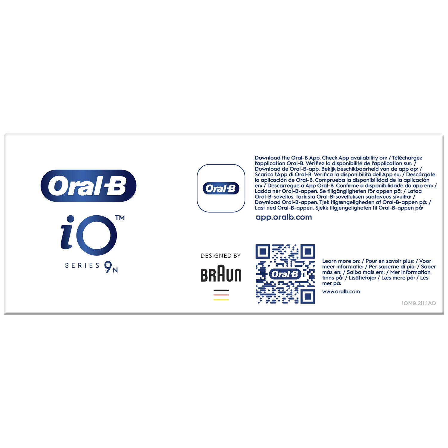 ORAL B Brosse à dents électrique iO9 - Rose
