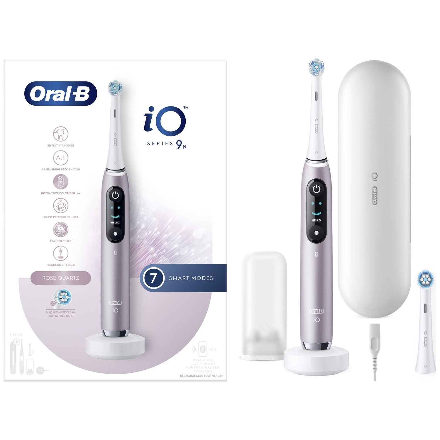 ORAL B Brosse à dents électrique iO9 - Rose
