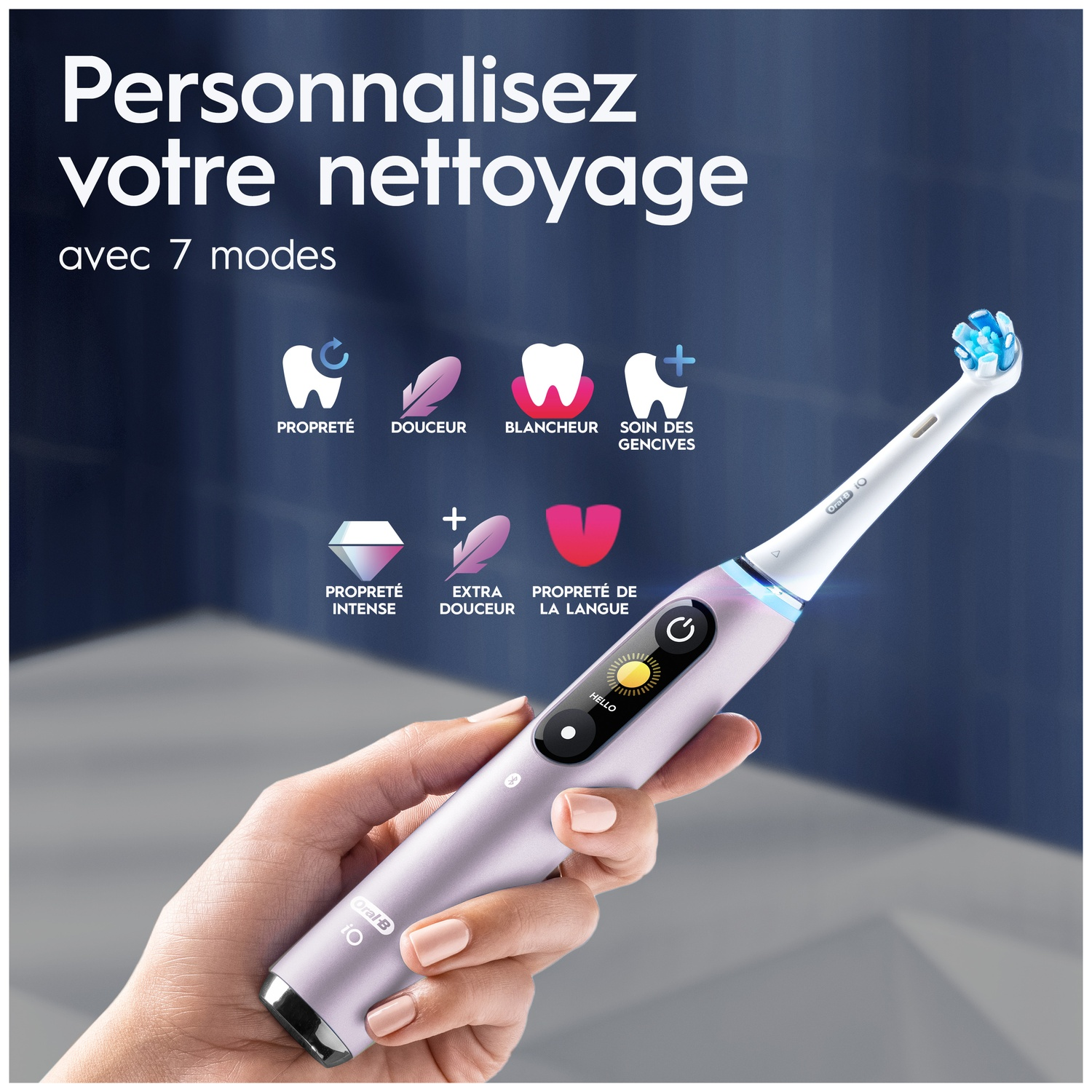 ORAL B Brosse à dents électrique iO9 - Rose