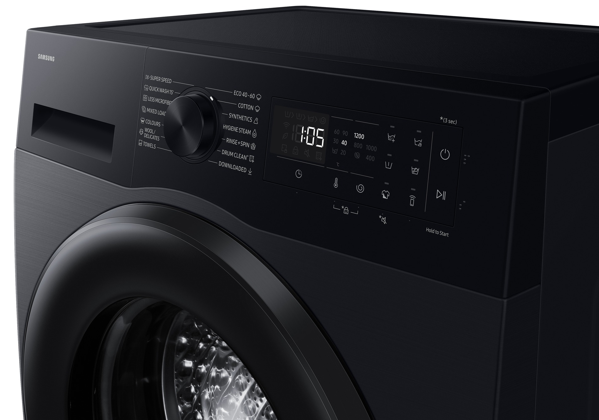 SAMSUNG WW80FG5L32ABLE Elöltöltős keskeny mosógép, 8 kg