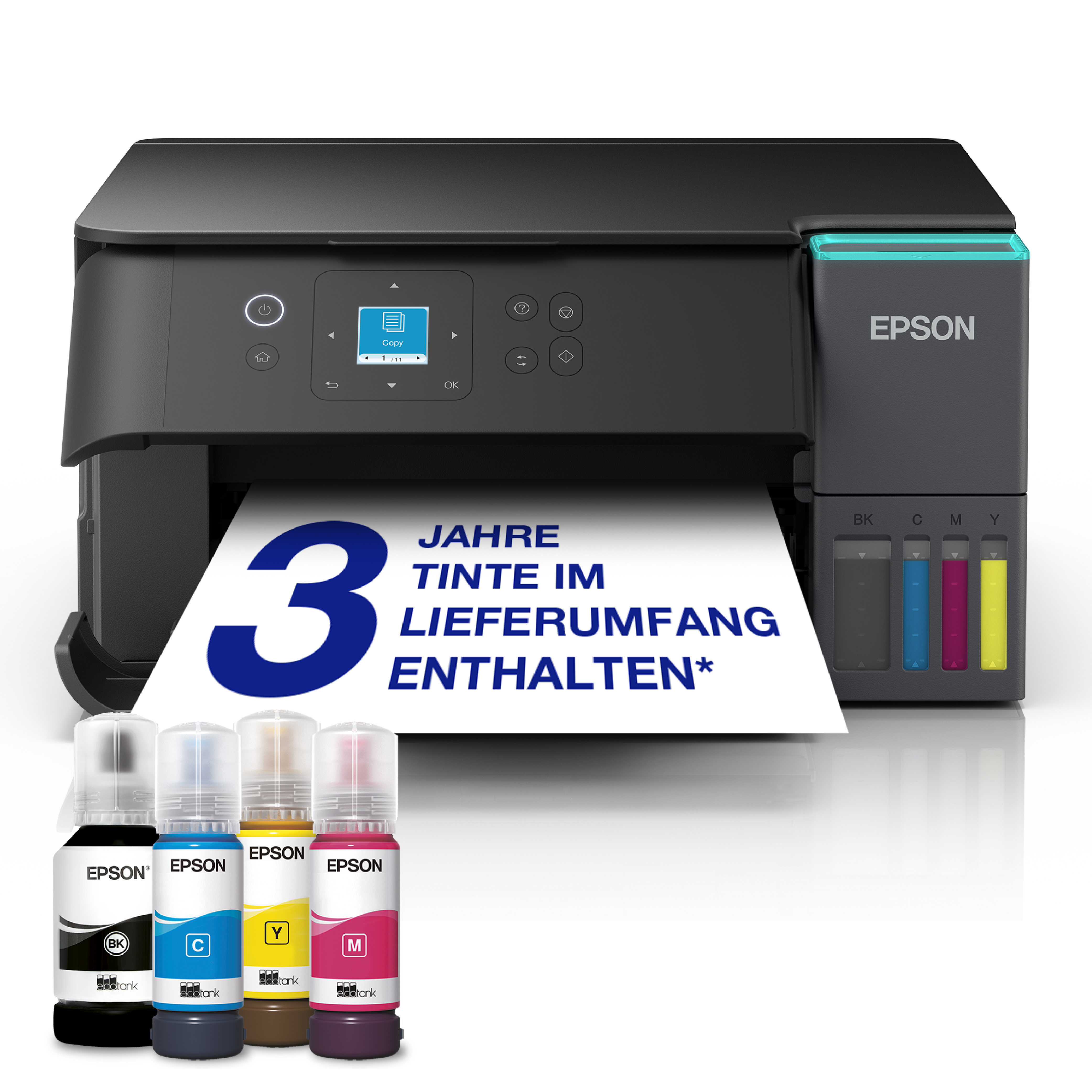 EPSON EcoTank ET-2951 Multifunktionsdrucker, Schwarz