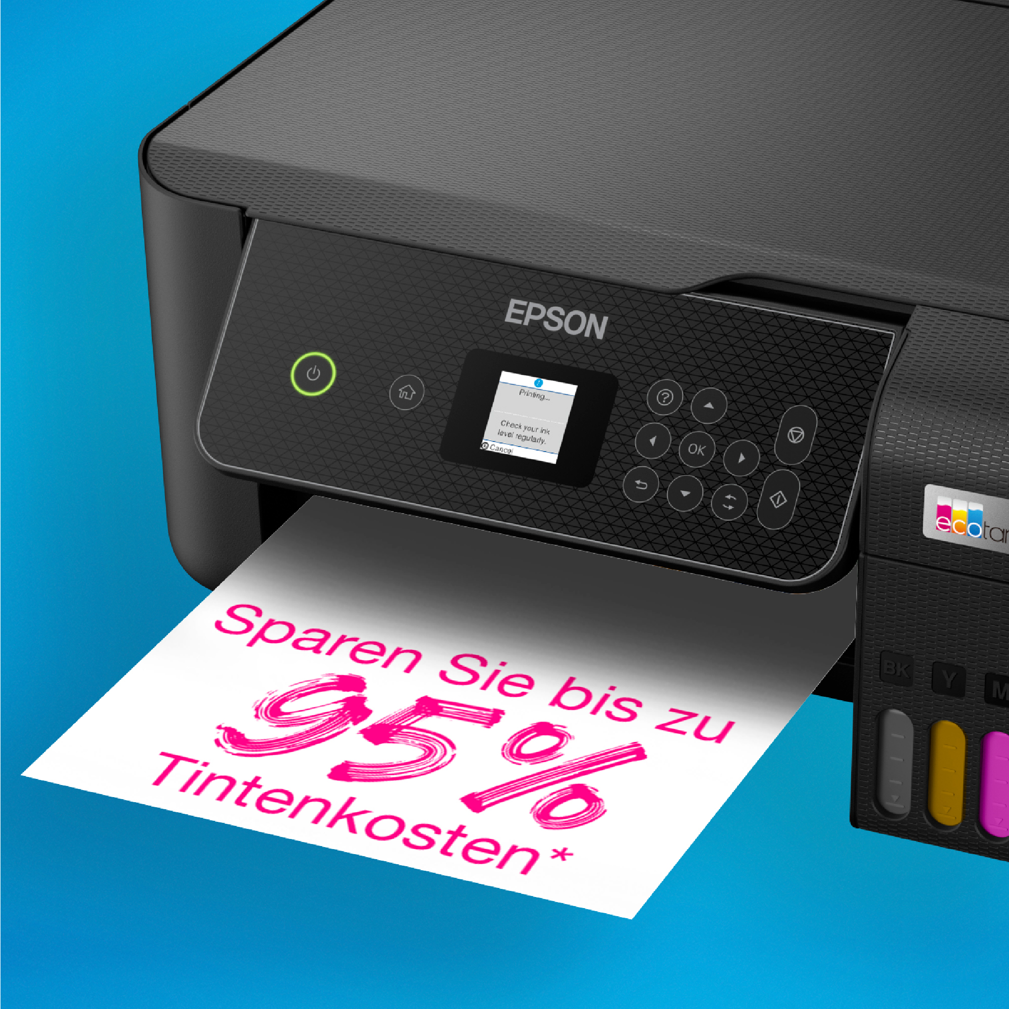 EPSON Ecotank ET-2870 Multifunktionsdrucker, Schwarz