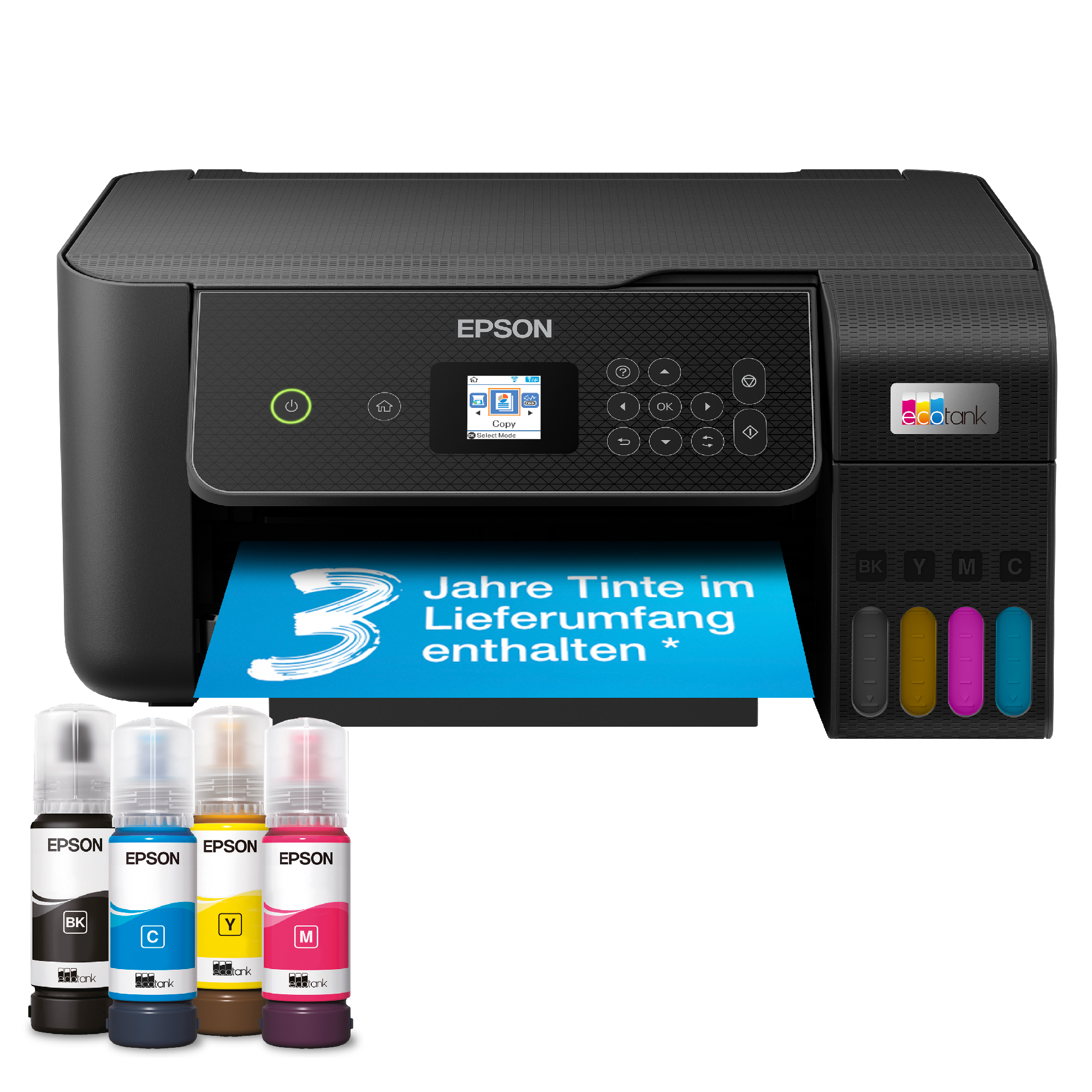 EPSON Ecotank ET-2870 Multifunktionsdrucker, Schwarz