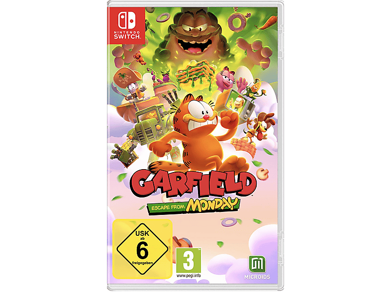 Garfield Escape from Monday - Nintendo Switch [Game card]