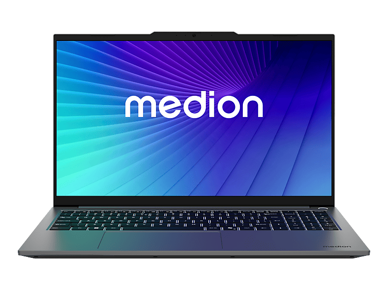 MEDION Avantum 15 S2 (MD 600073), Notebook, mit 15.6 Display, Intel® Core™ Ultra 5 Prozessor 226V (8 MB Cache, bis zu 4.50 GHz), 16 GB RAM, 500 SSD, Arc™ 130V, Grau, Windows 11 Home