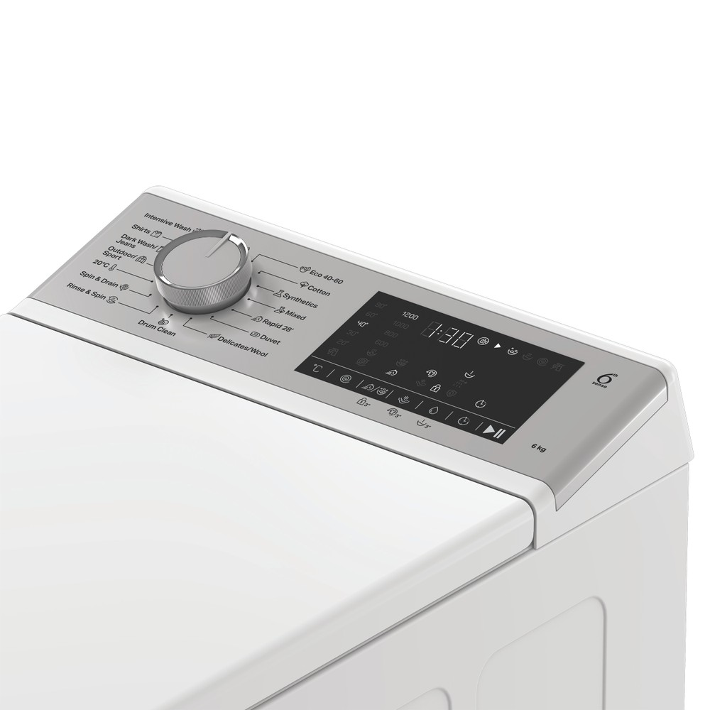 WHIRLPOOL TW622DSFCEE Felültöltős mosógép 6kg