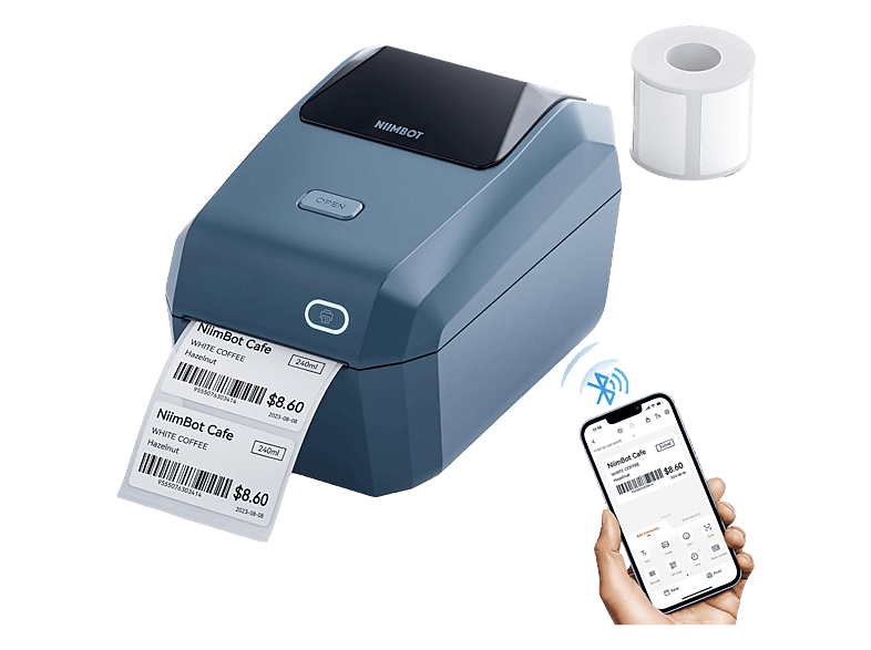 Niimbot K3w Imprimante d'Étiquettes Thermique Space Blue