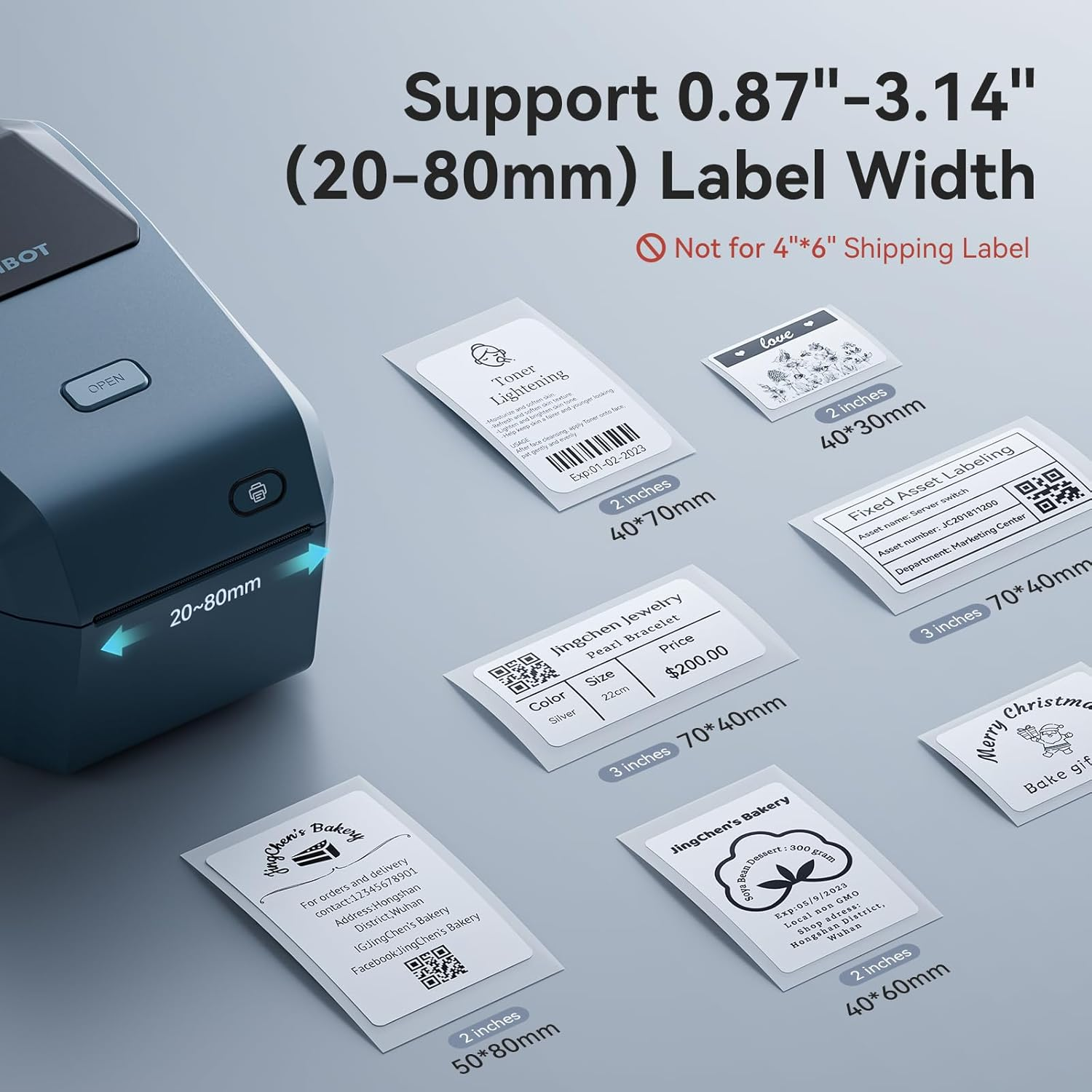 NIIMBOT K3W - Labelprinter - Thermal print - Space Blue Labelprinter