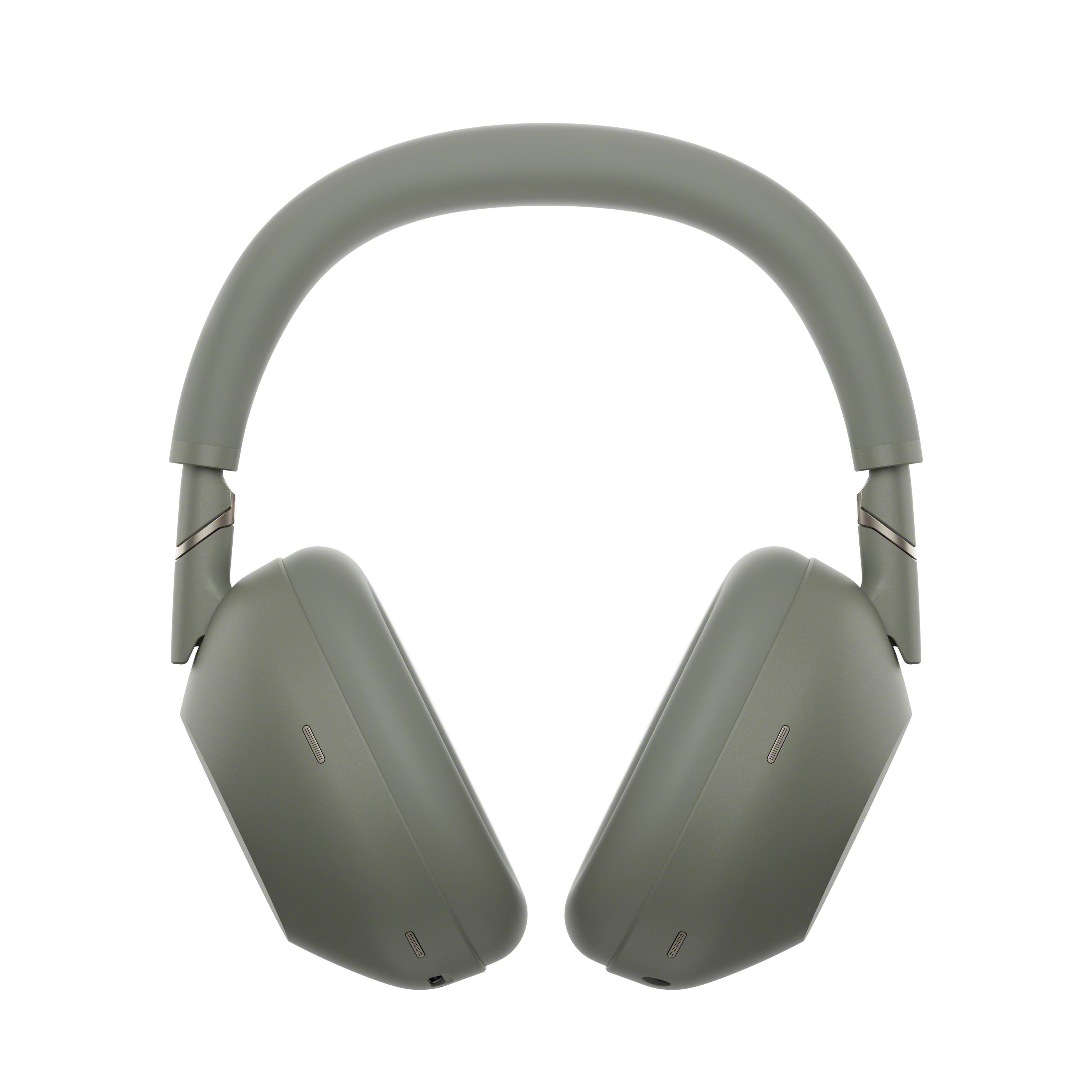 SONY WH-1000XM6 Premium Noise Cancelling, Over-ear Kopfhörer Bluetooth Olive Grau