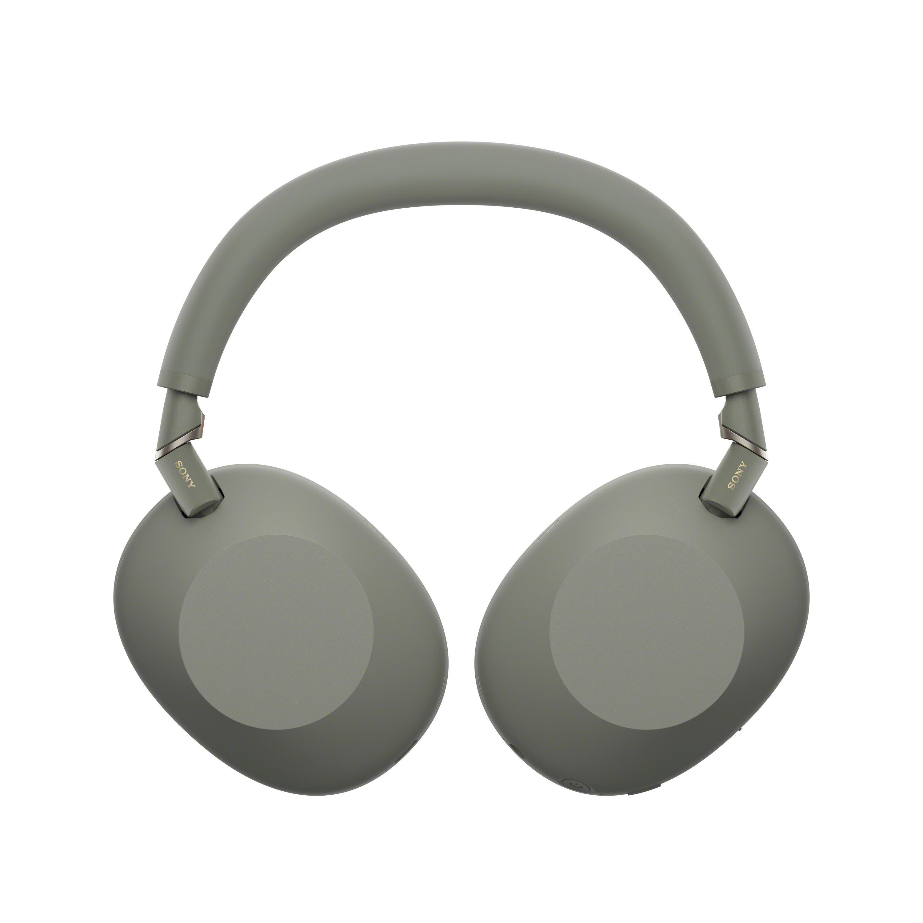 SONY WH-1000XM6 Premium Noise Cancelling, Over-ear Kopfhörer Bluetooth Olive Grau