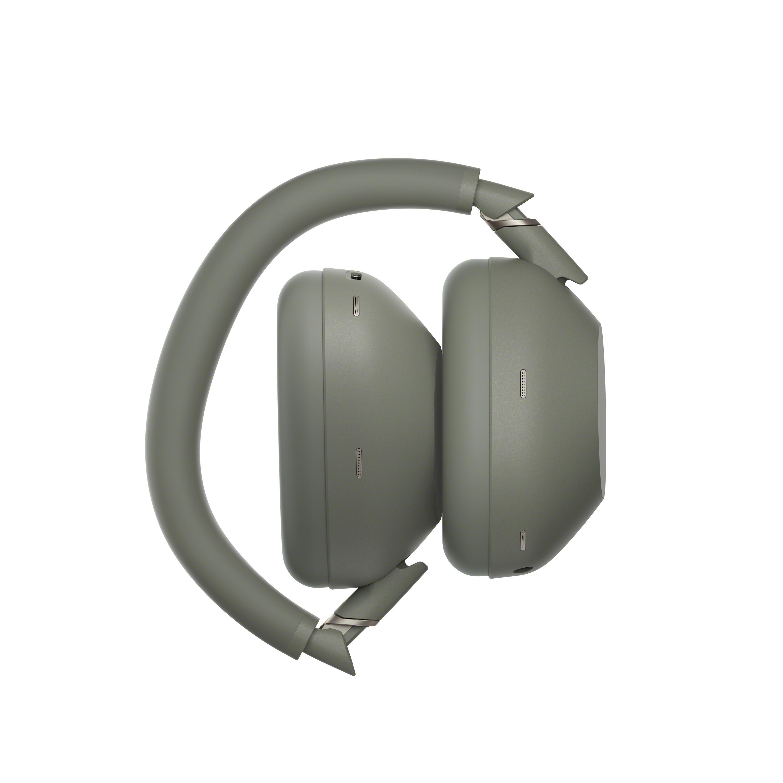 SONY WH-1000XM6 Premium Noise Cancelling, Over-ear Kopfhörer Bluetooth Olive Grau