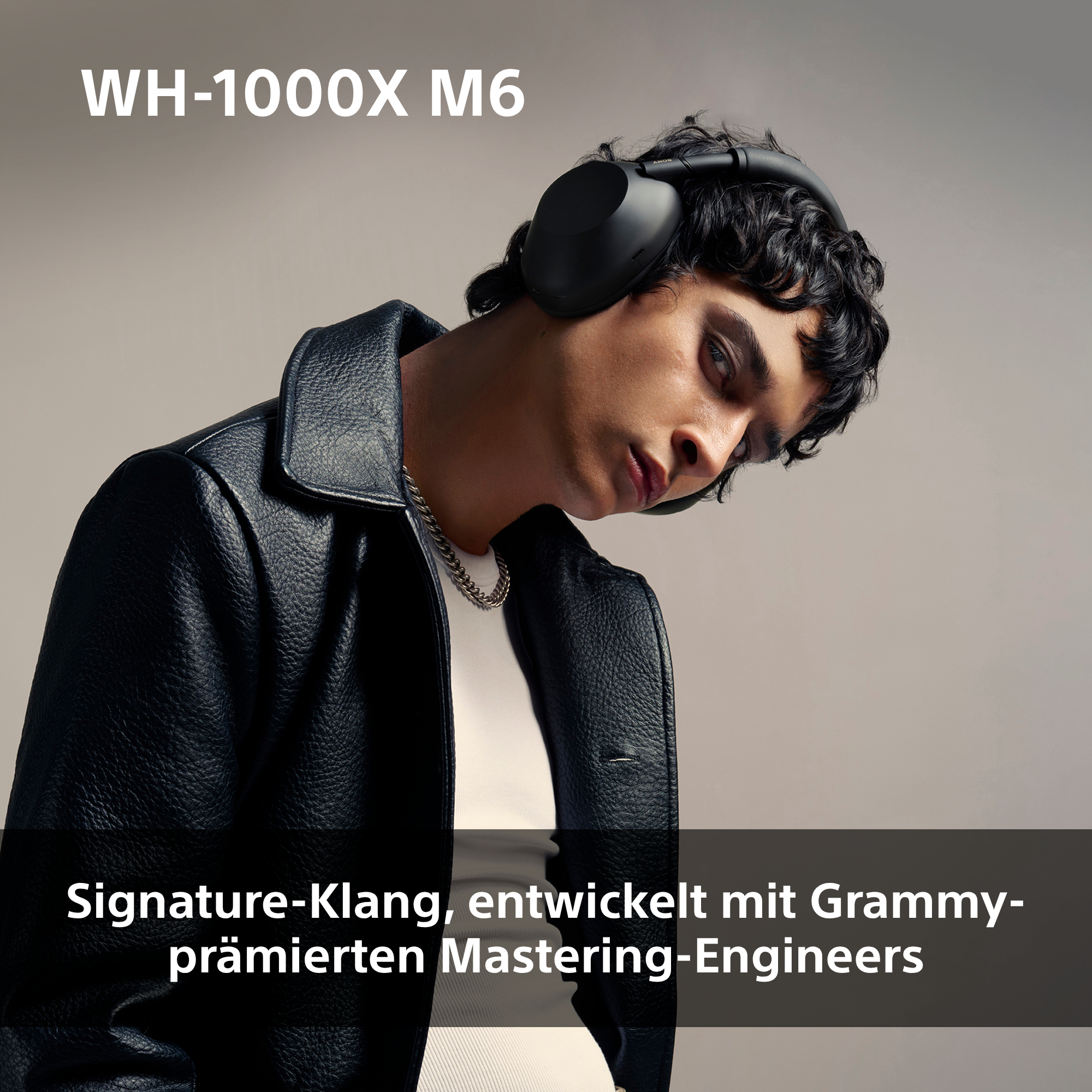 SONY WH-1000XM6 Premium Noise Cancelling, Over-ear Kopfhörer Bluetooth Olive Grau