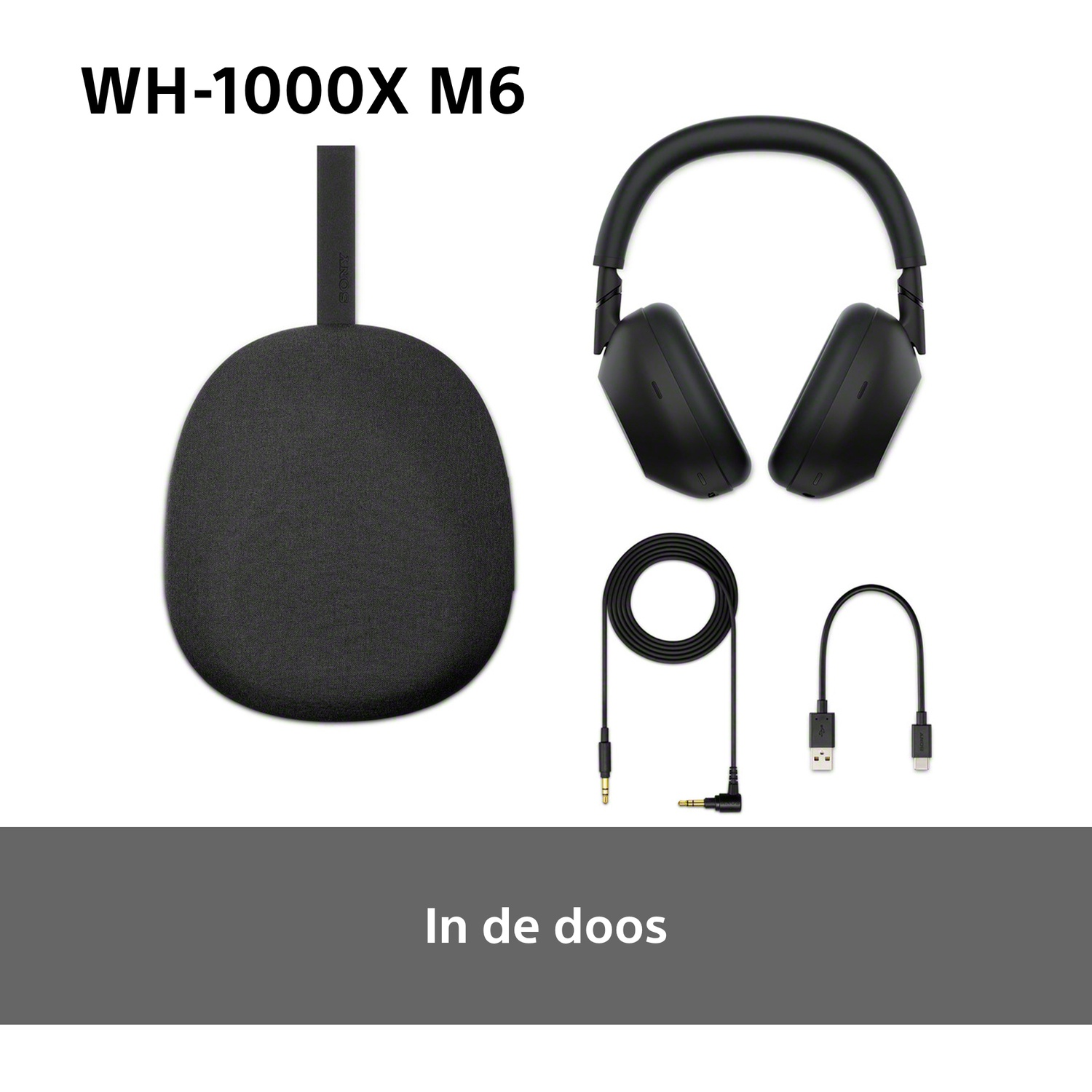 SONY WH-1000XM6 Olive Grey Over-ear Draadloze hoofdtelefoon Met Noise-cancelling
