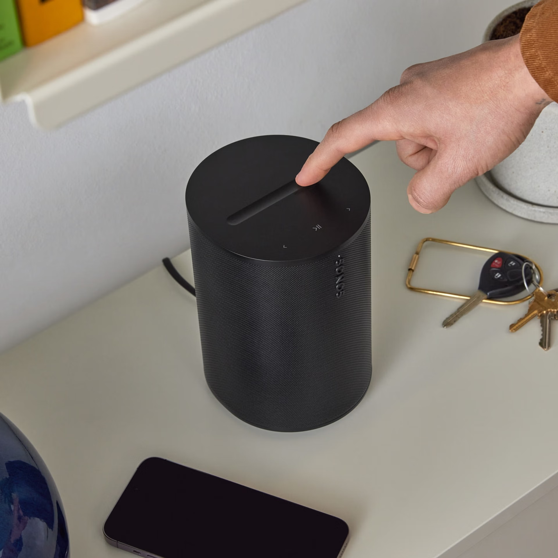 SONOS ERA 100 SL multiroom hangszóró, fekete
