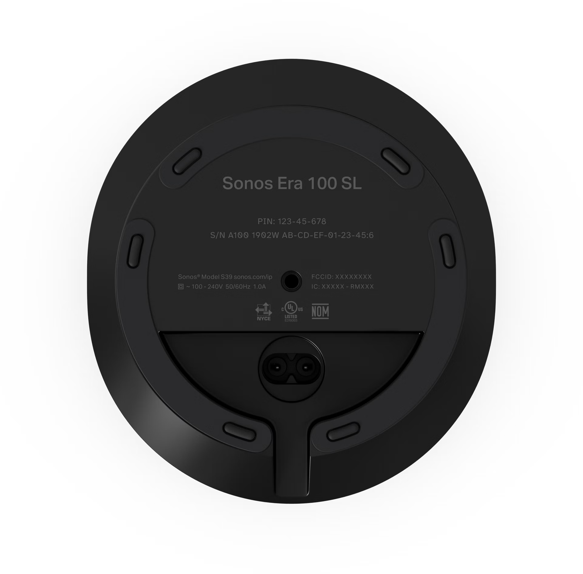 SONOS ERA 100 SL multiroom hangszóró, fekete