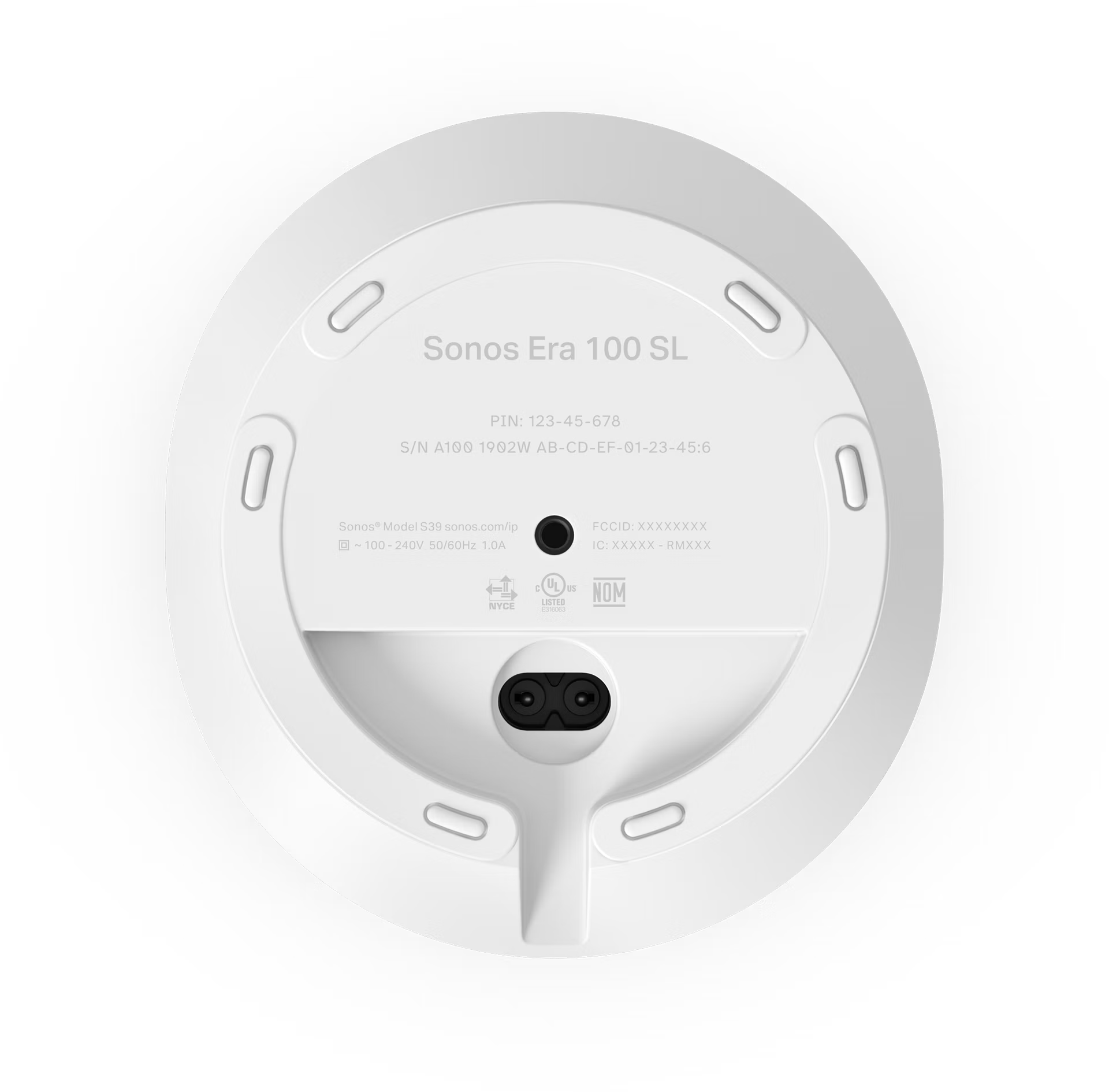 SONOS ERA 100 SL multiroom hangszóró, fehér