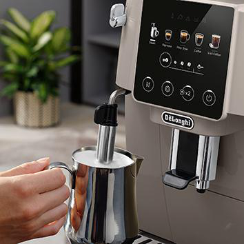 DE LONGHI ECAM 220.50 BG MAGNIFICA Start Pop Kaffeevollautomat (Beige, Integriertes Mahlwerk mit 13 Einstellungen, 15 bar)