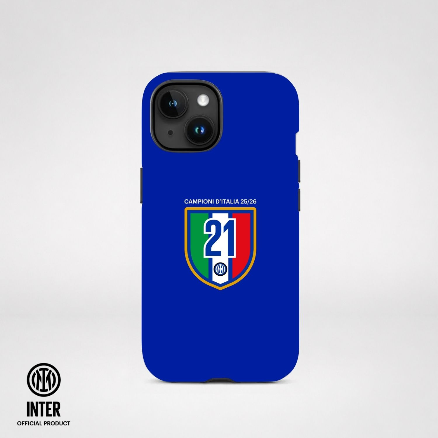 LA CASA DE LAS CARCASAS COVER UFFICIALE INTER PER IPHONE 15 COVER per Apple iPhone 15, Blue