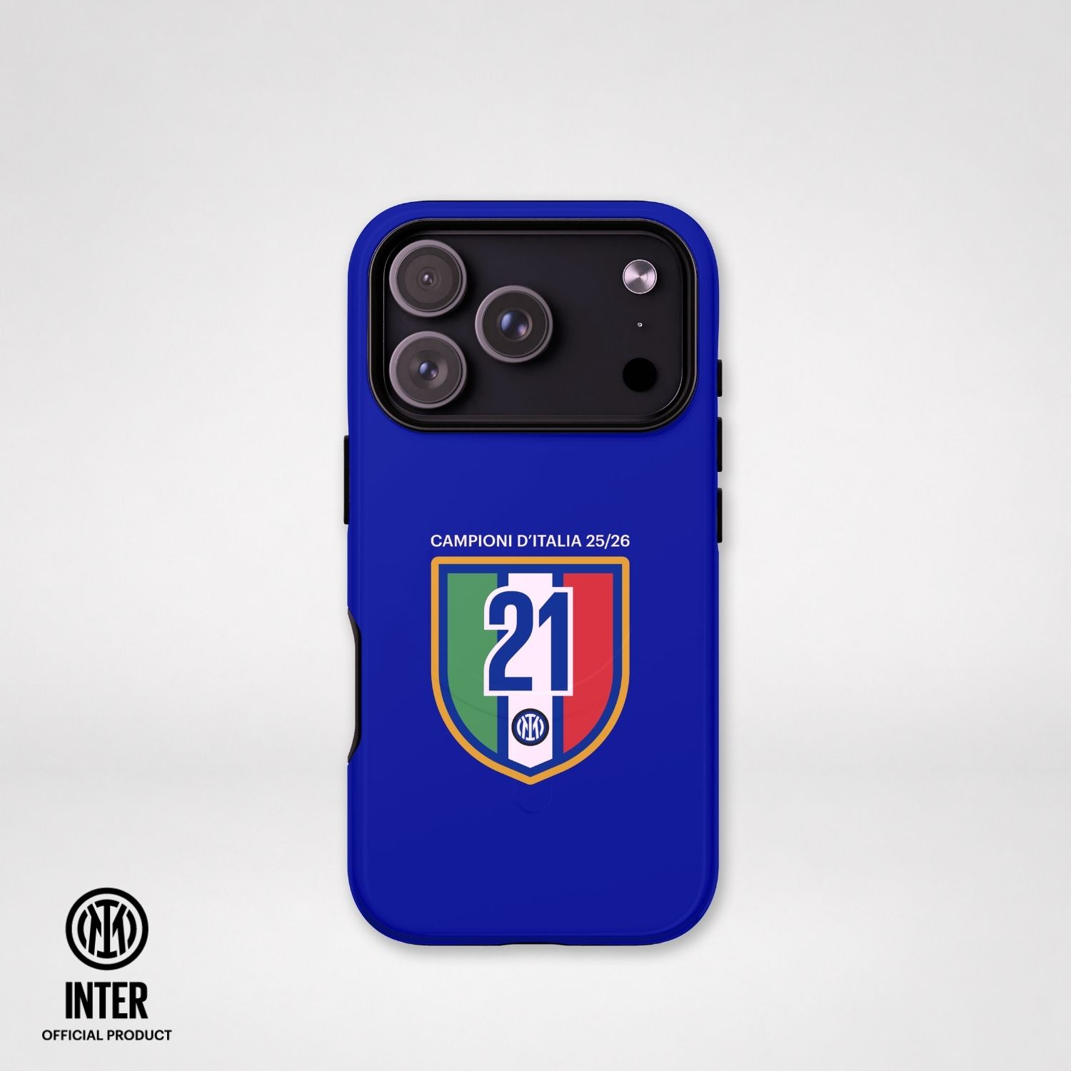 LA CASA DE LAS CARCASAS COVER UFFICIALE INTER PER IPHONE 17 PRO COVER per Apple iPhone 17 Pro, Blu