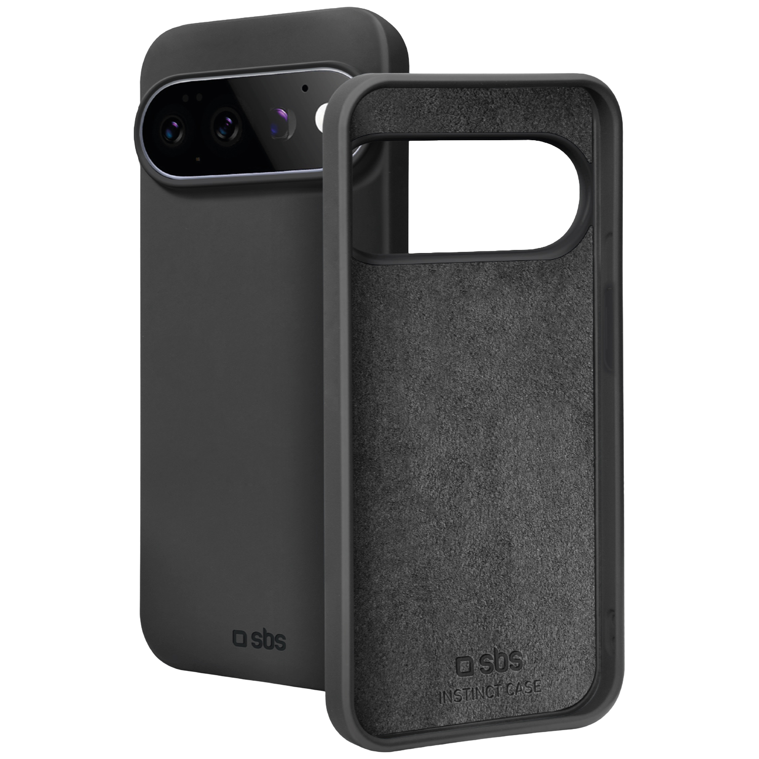 SBS Instinct case Telefoonhoesje voor Google Pixel 11 / Pixel 11 Pro Zwart