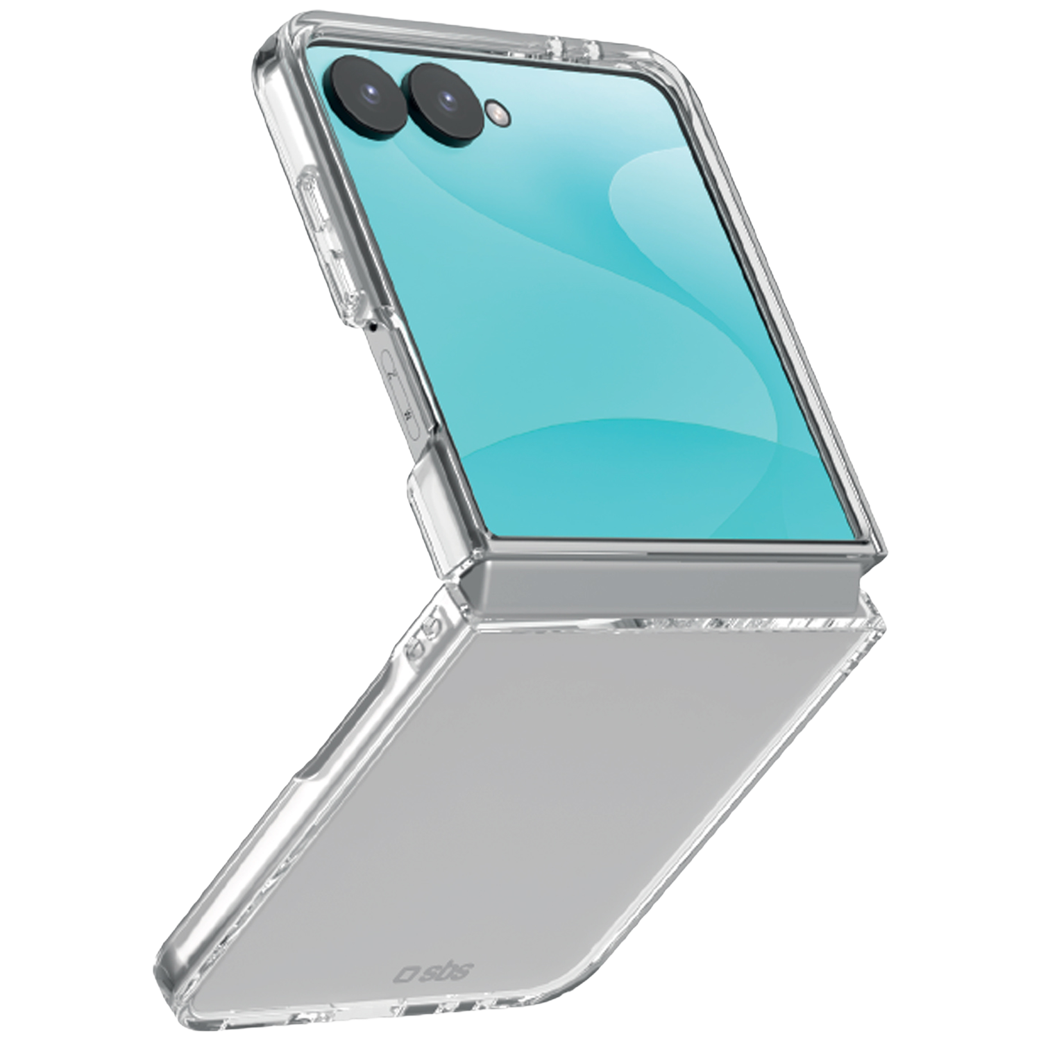 Sbs Hybrid Case Telefoonhoesje Voor Samsung Z Flip 8  Transparant
