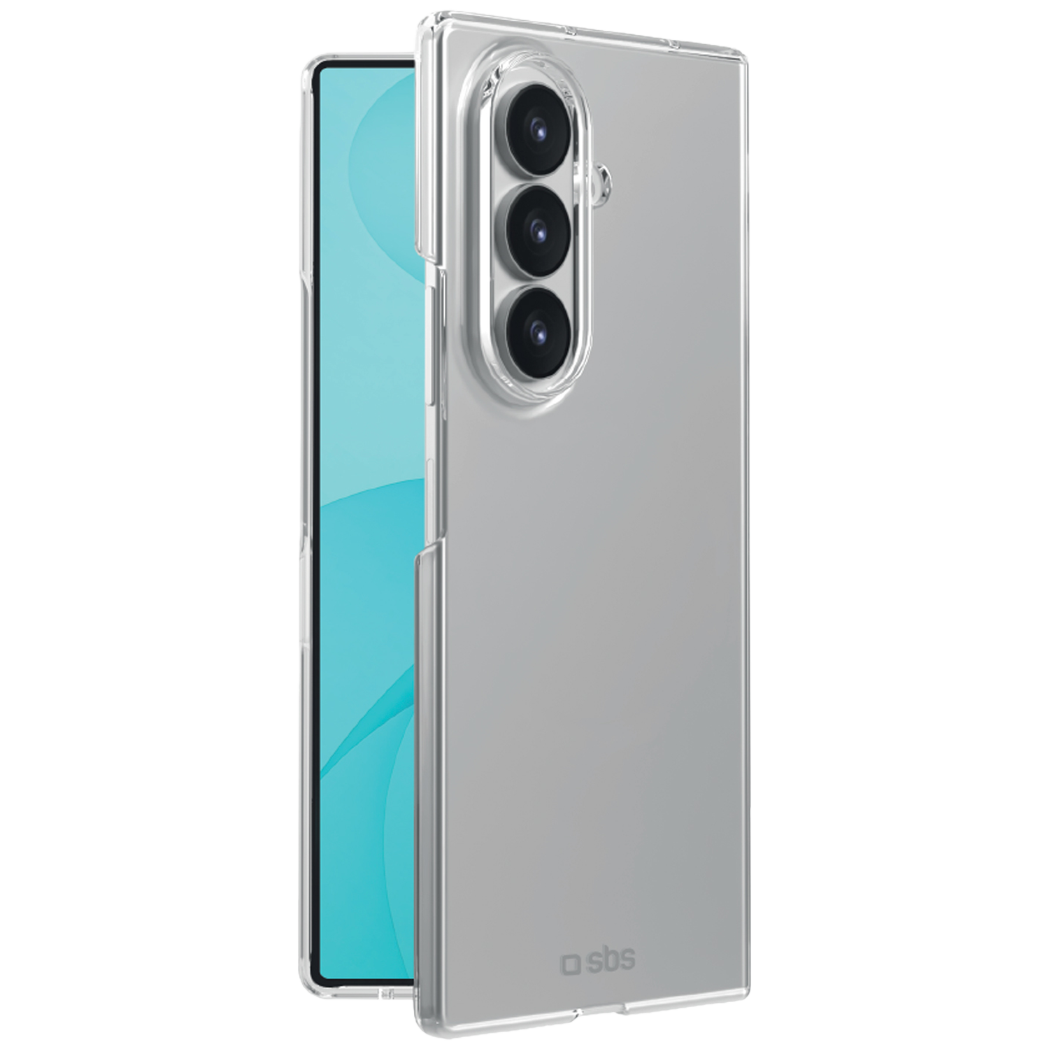 Sbs Cover Hybrid Telefoonhoesje Voor Samsung Z Fold 8 Ultra  Transparant