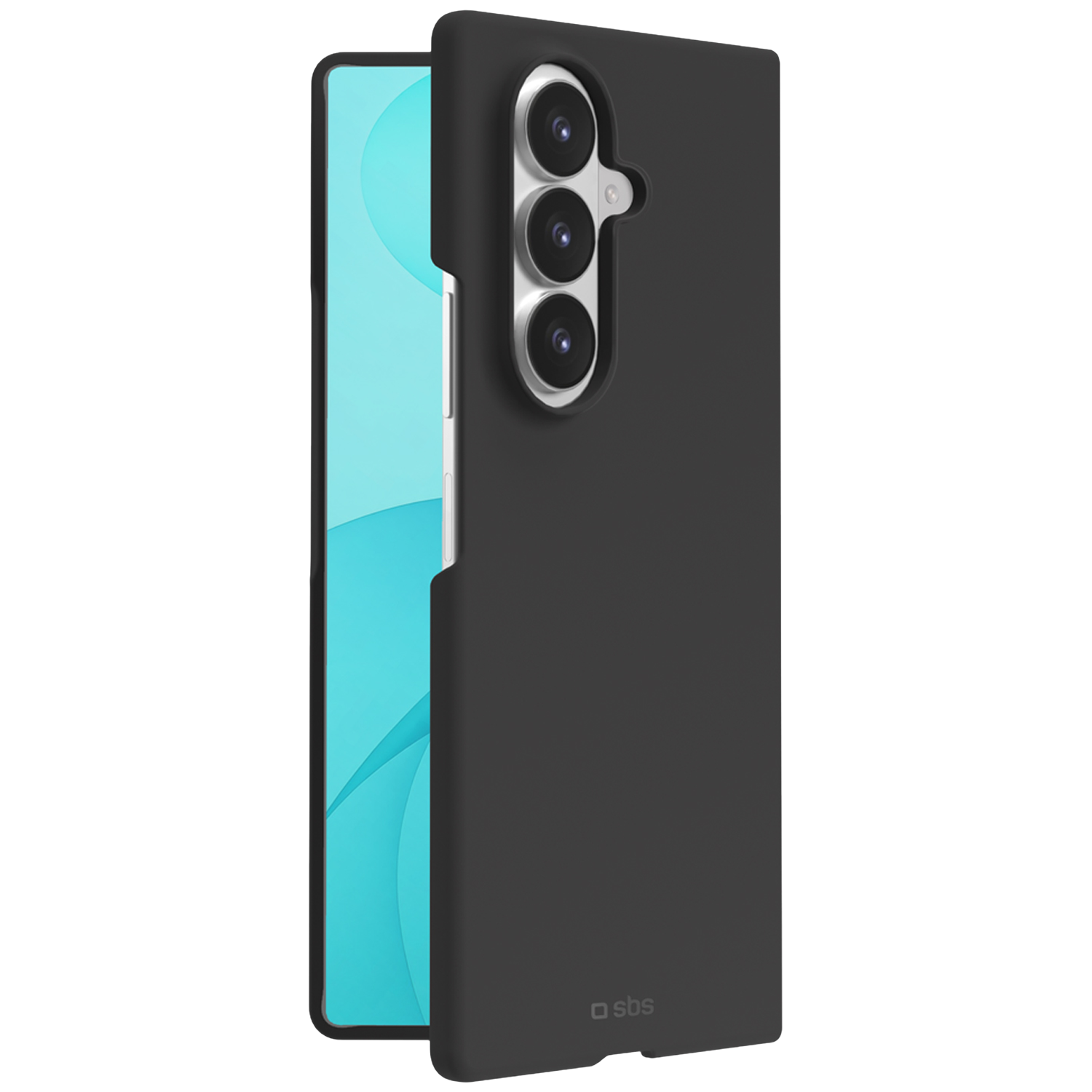 Sbs Cover In Silicone Telefoonhoesje Voor Samsung Z Fold 8 Ultra  Zwart