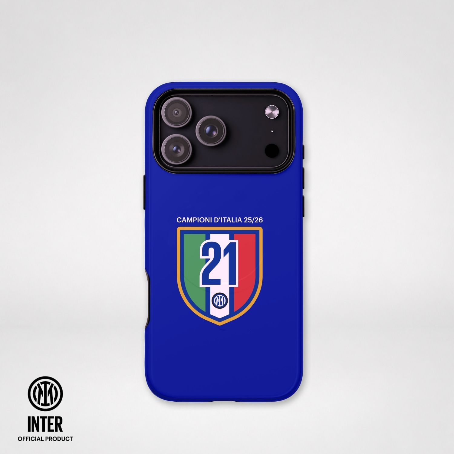 LA CASA DE LAS CARCASAS COVER UFFICIALE INTER PER IPHONE 17 PRO MAX COVER per Apple iPhone 17 Pro Max, Blu