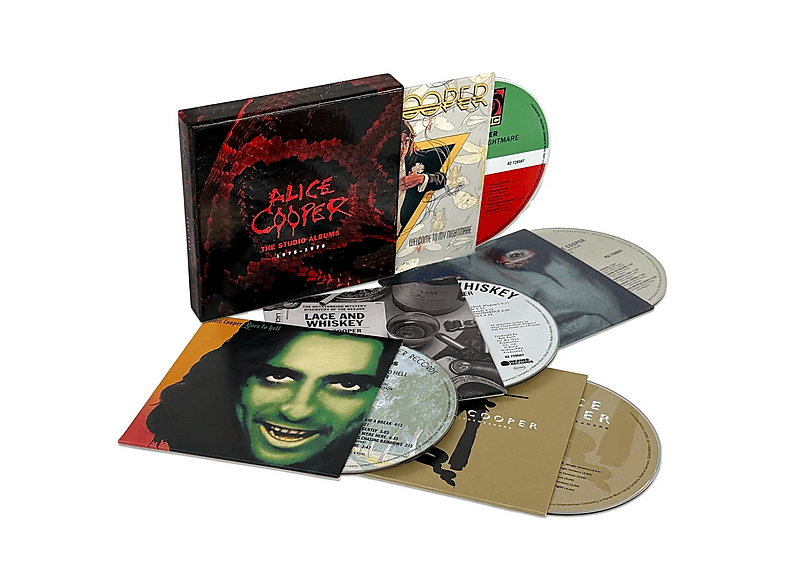 Alice Cooper The Studio Albums 1975-1978 5CD Box Set