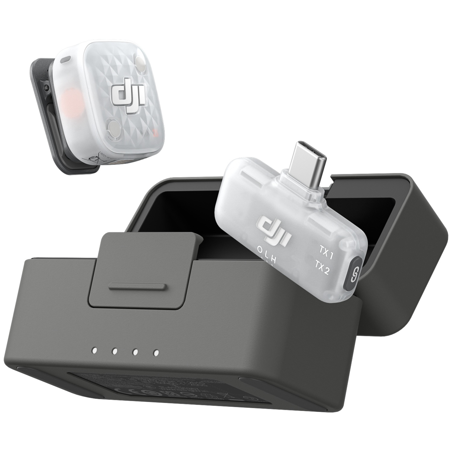 DJI Micro Mini 2S (1 émetteur + 1 récepteur mobile + étui de chargement)