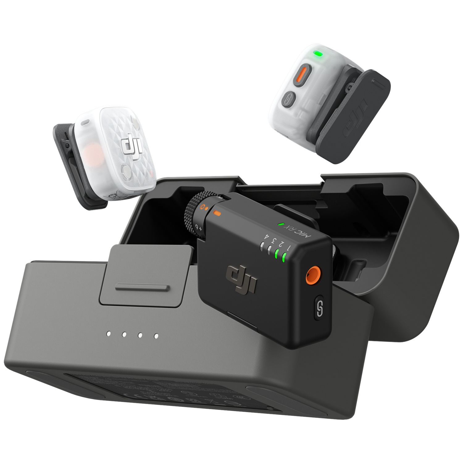 DJI Mini microphone DJI 2S (2 émetteurs + 1 récepteur + étui de chargement)