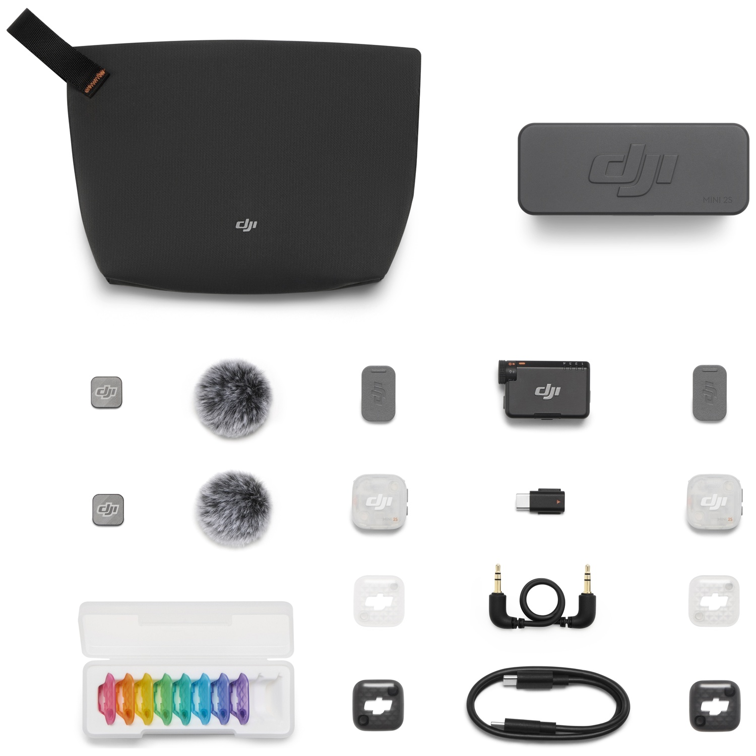 DJI Mini microphone DJI 2S (2 émetteurs + 1 récepteur + étui de chargement)