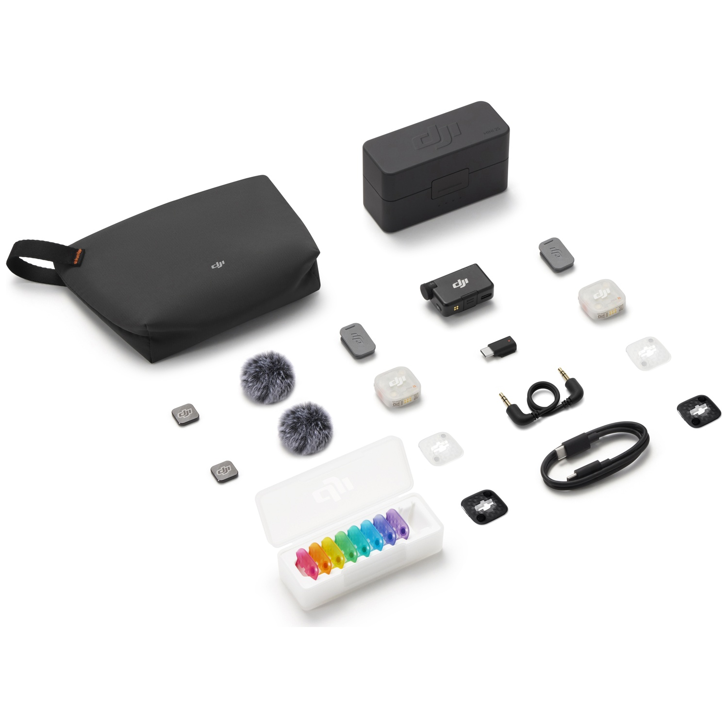 DJI Mini microphone DJI 2S (2 émetteurs + 1 récepteur + étui de chargement)