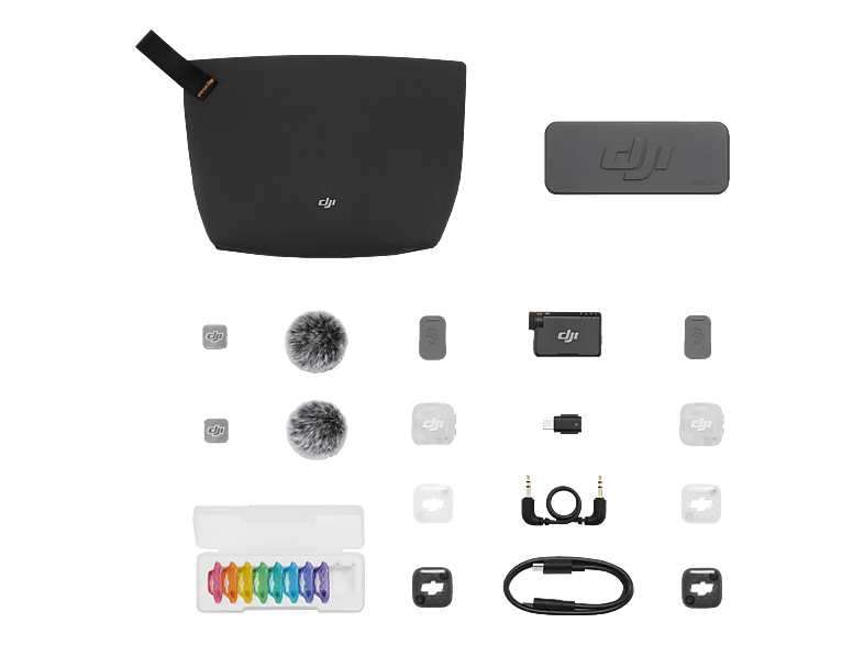 DJI Mic Mini 2S (2 TX + 1 RX Charging Case) Mikrofon-System