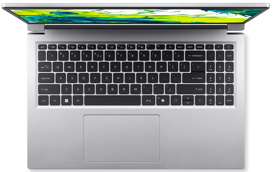 ACER Aspire Lite NX.DGHEU.002 Ezüst Laptop (15,6" FHD/Core 3/8GB/512 GB SSD/NoOS)