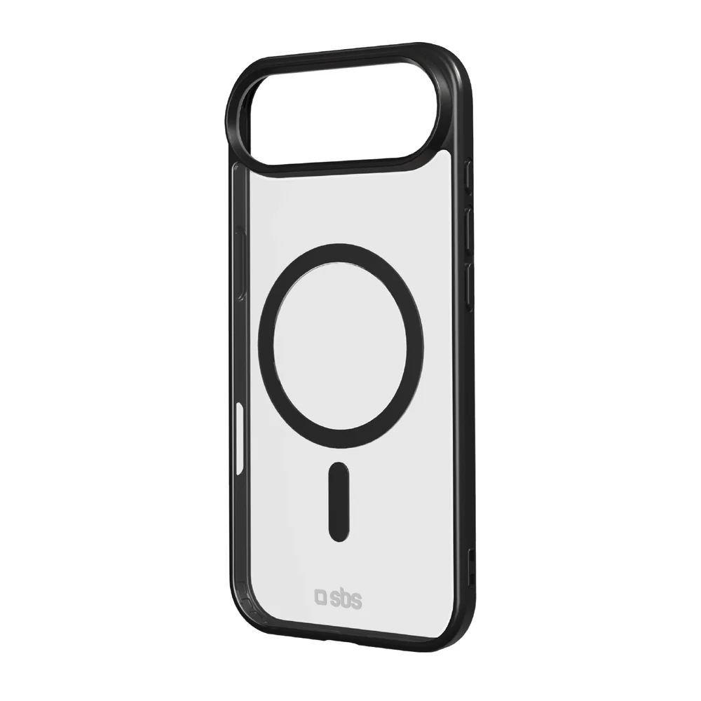SBS Mag Frame iPhone 17 Air MagSafe kompatibilis tok, fekete-átlátszó (TEMAGCOLIP1766K)