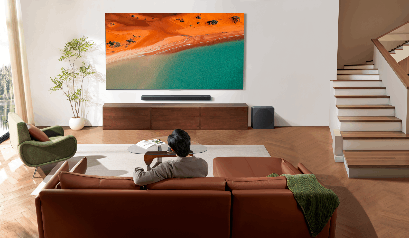 Barra de sonido - TCL A65K, Bluetooth, Subwoofer Inalámbrico, 460 W, Titanio