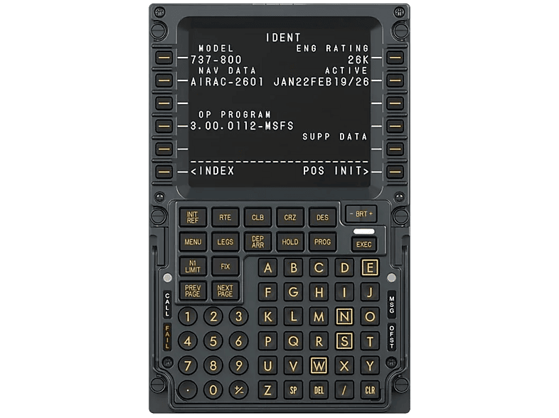 Moza Racing MB7F Flight Computer Display