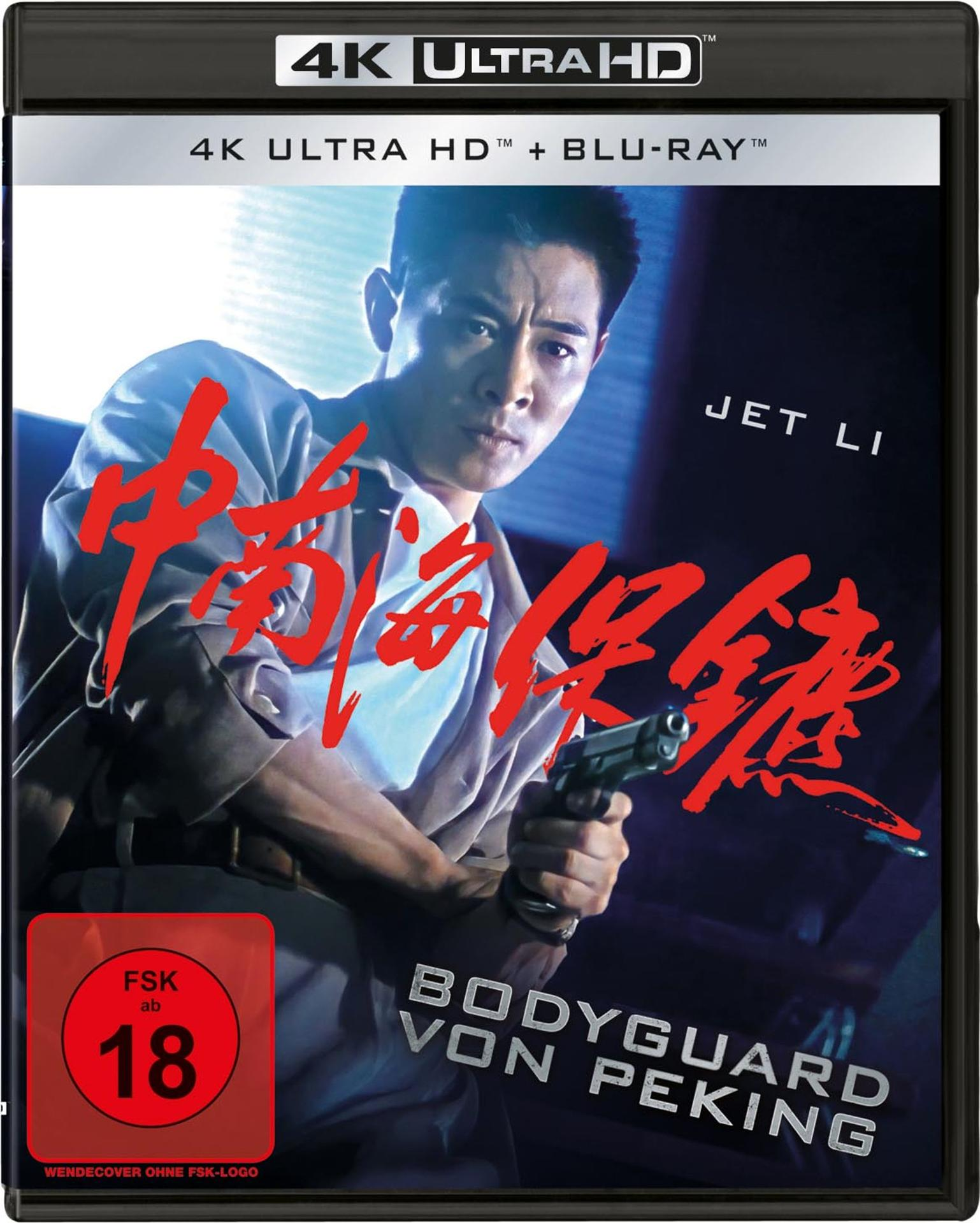 DVD-Cover von Bodyguard von Peking mit Jet Li und einer Waffe.