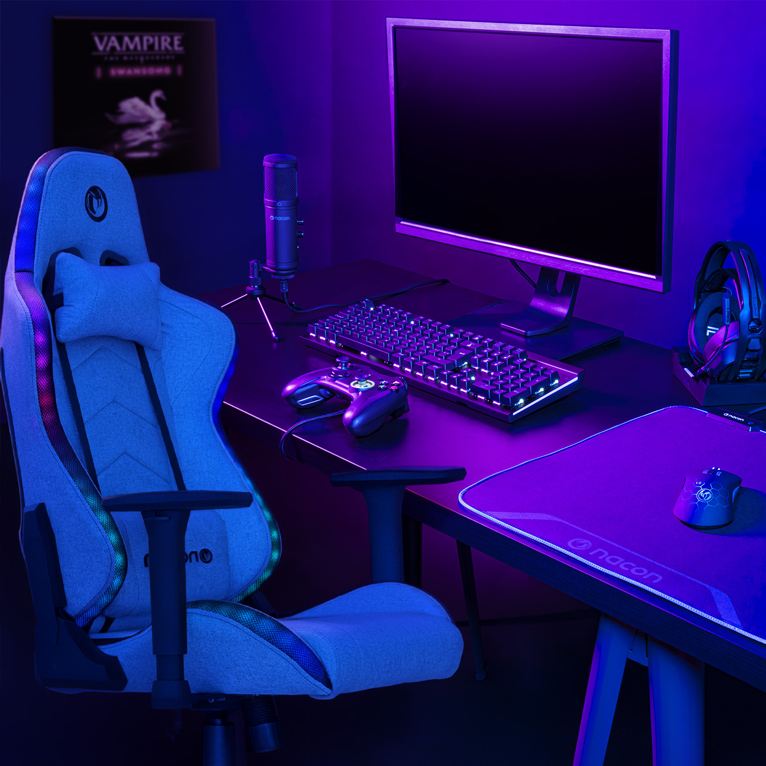 SEDIA GAMING NACON SEDIA GAMING PCCH 675 LED
