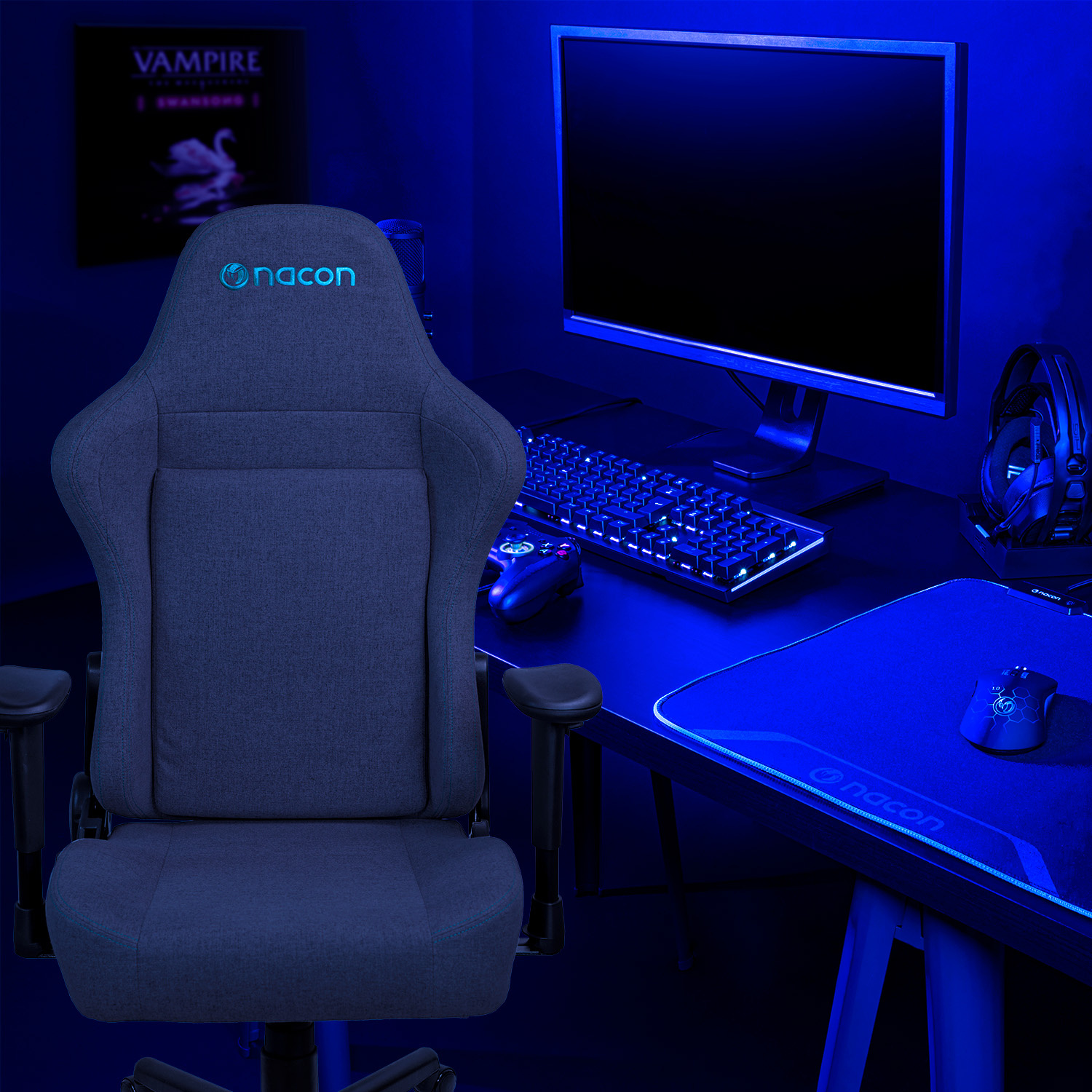 Sedia gaming NACON PCCH 380 TEX